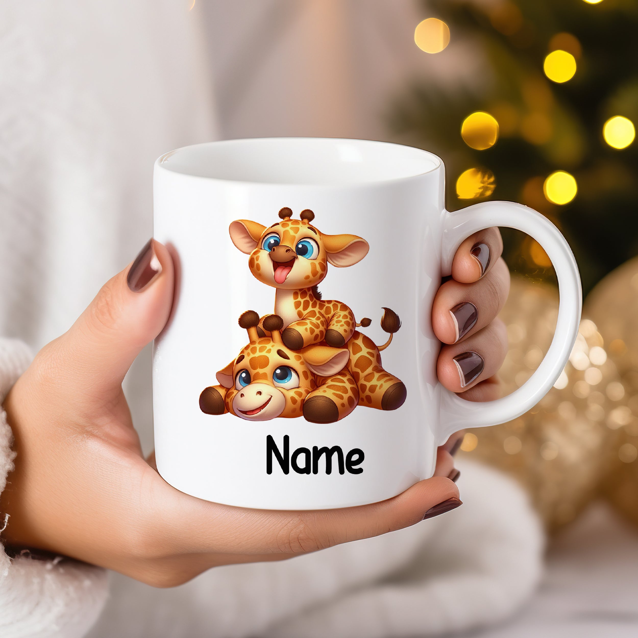Tasse mit Giraffen