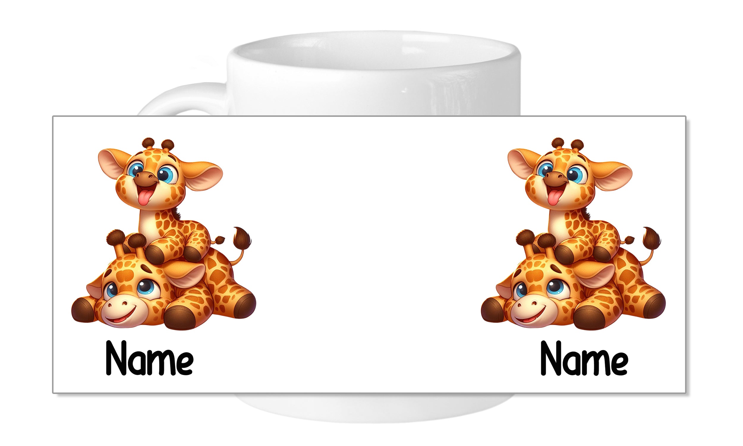 Tasse mit Giraffen