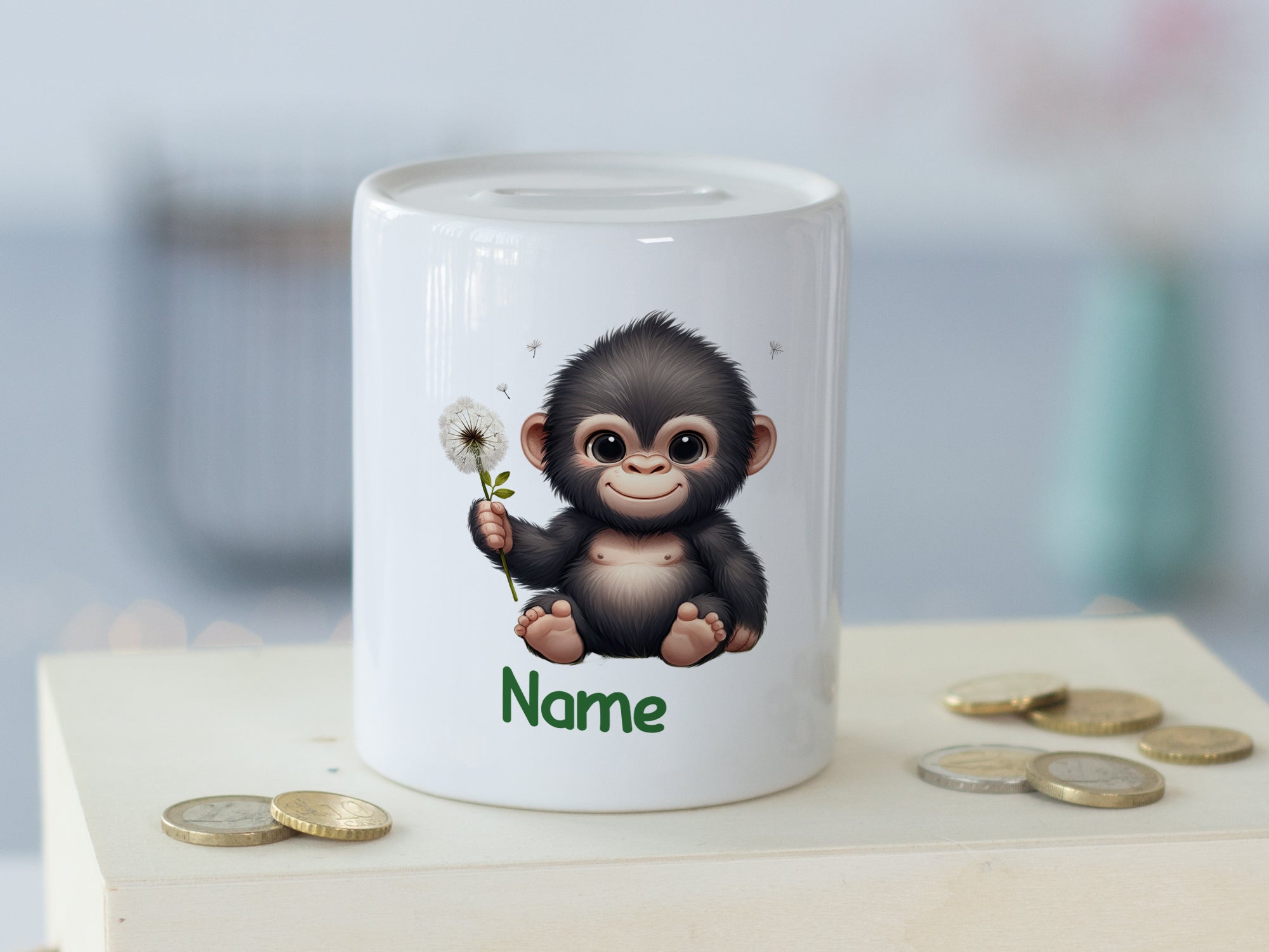 Spardose Gorilla Baby