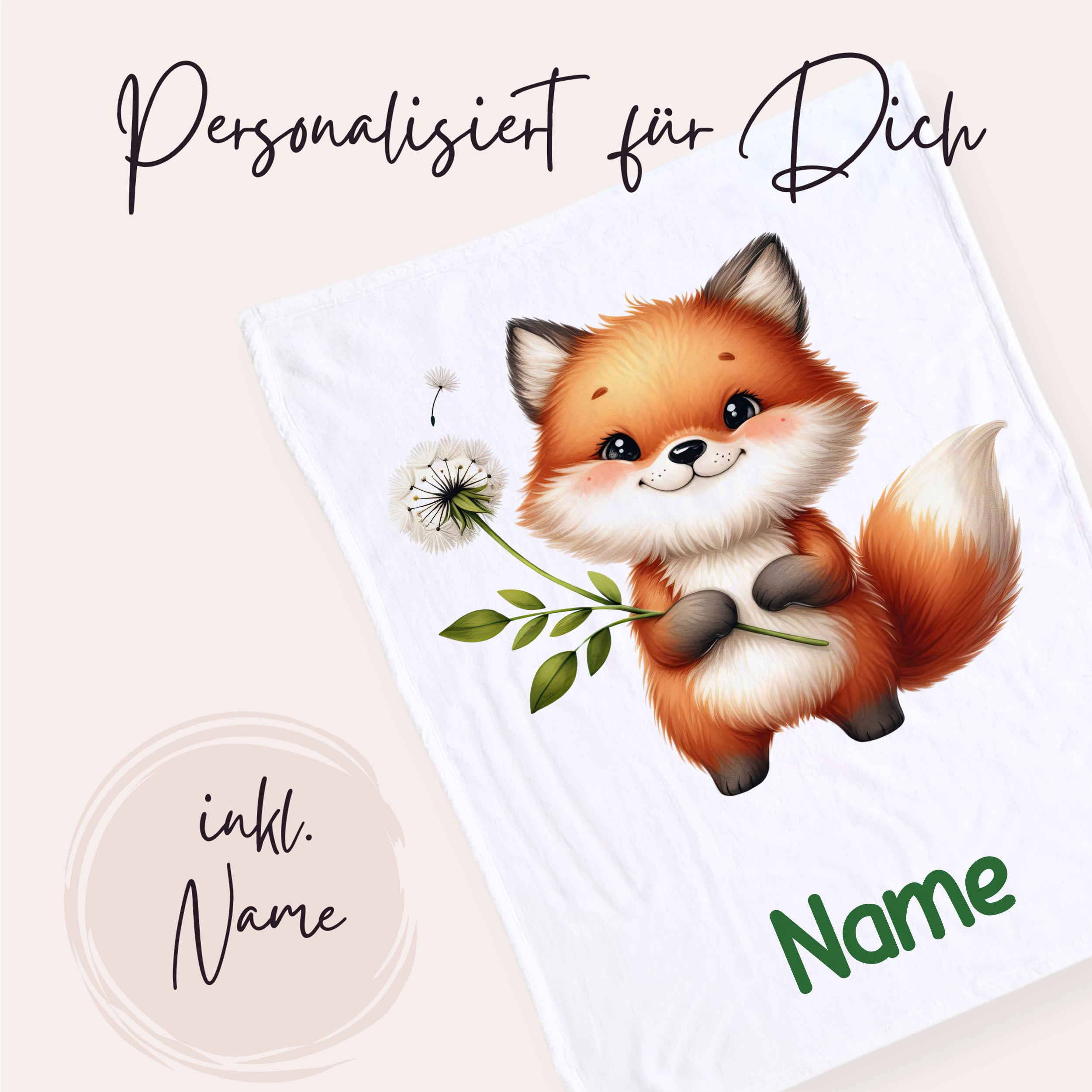 Babydecke Fuchs