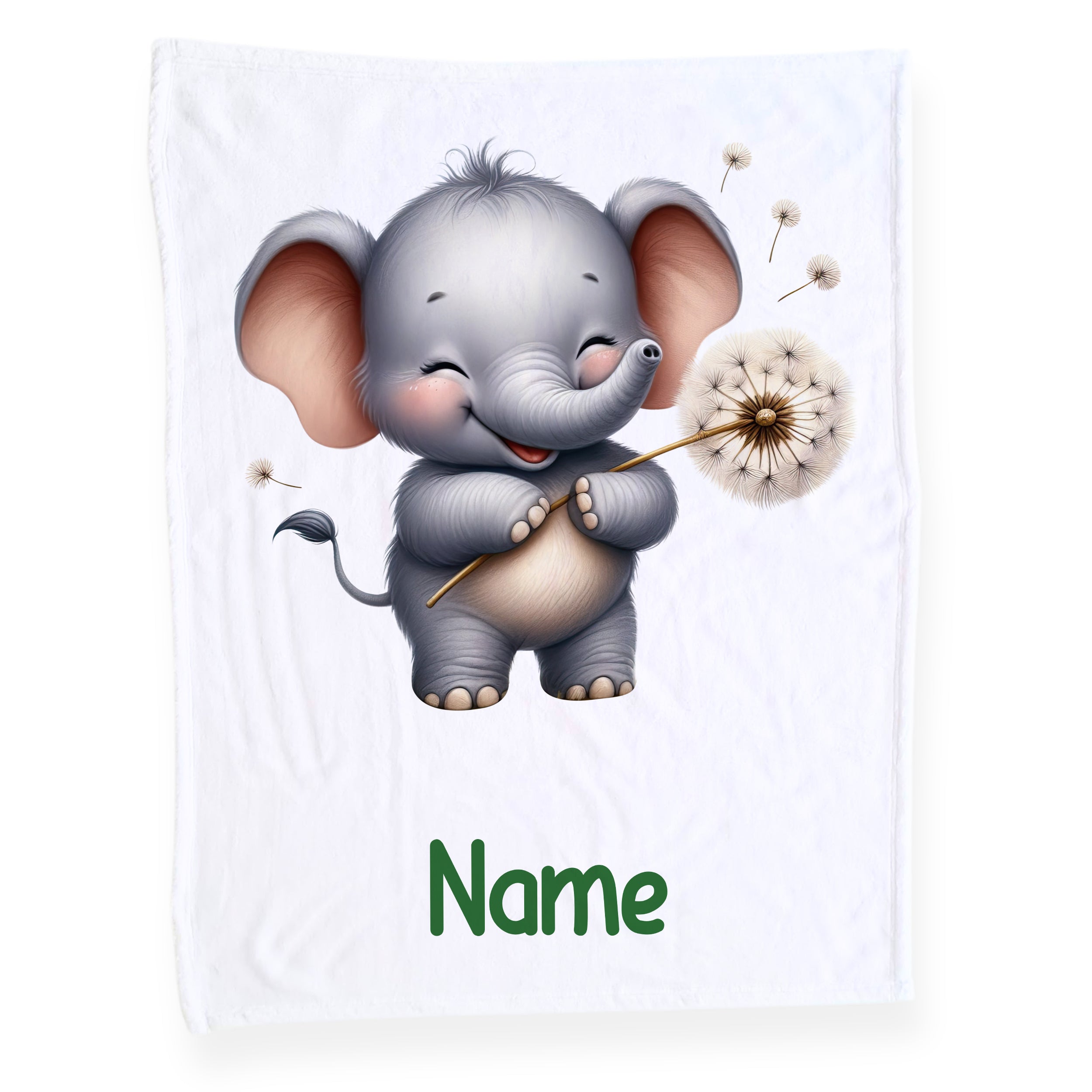 Babydecke mit Elefant