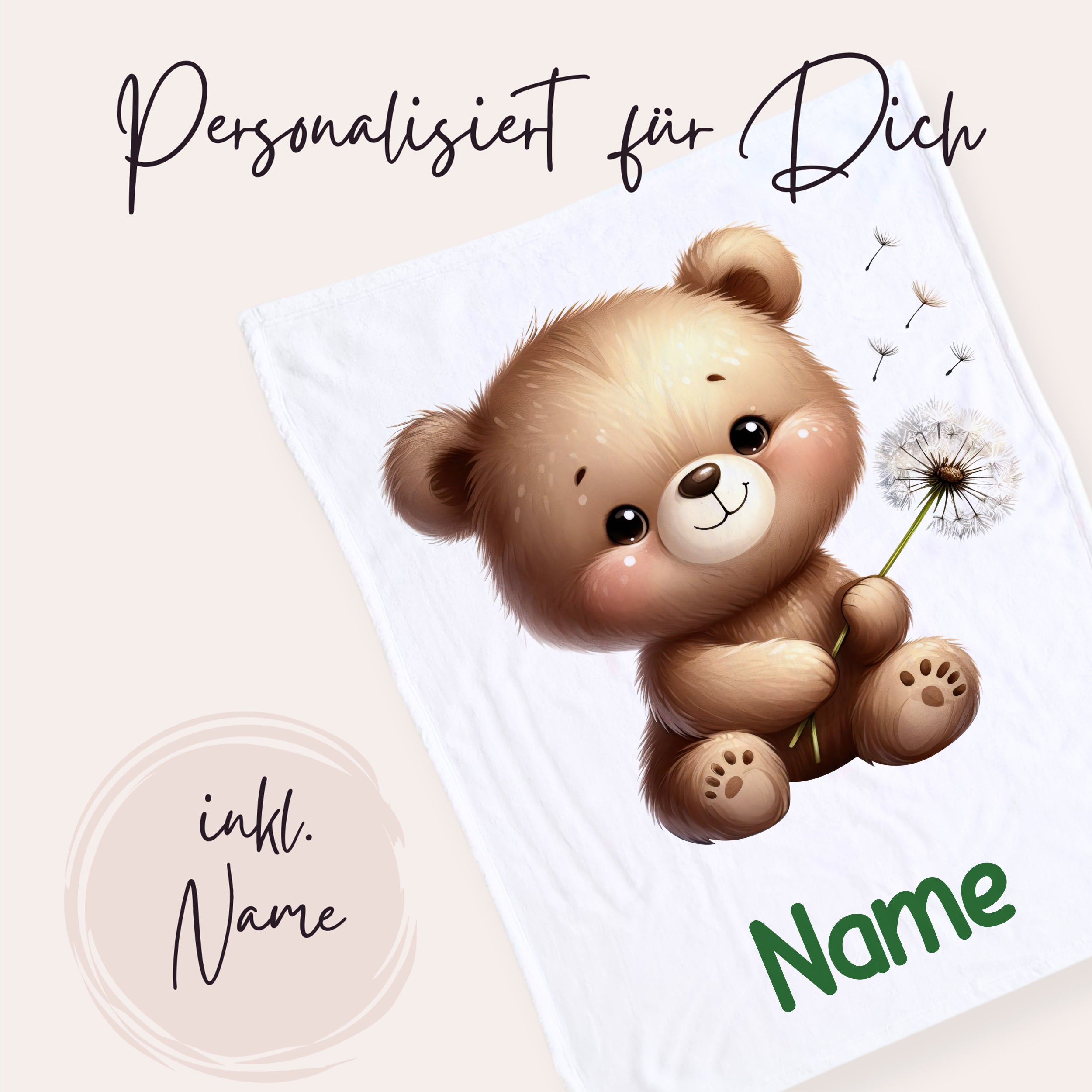 Babydecke Bärchen