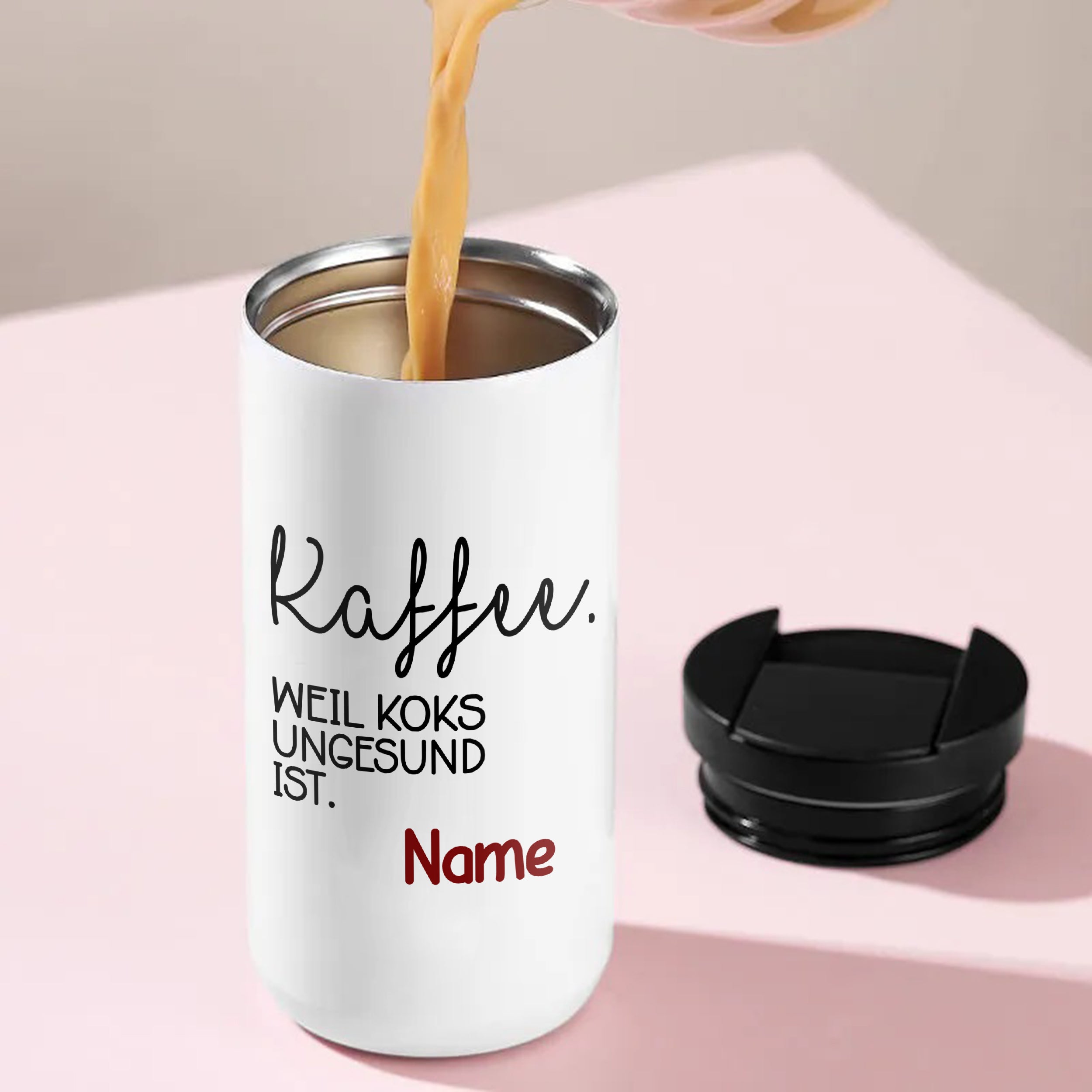 Kaffeebecher mit witzigem Spruch - Für Kaffeeliebhaber