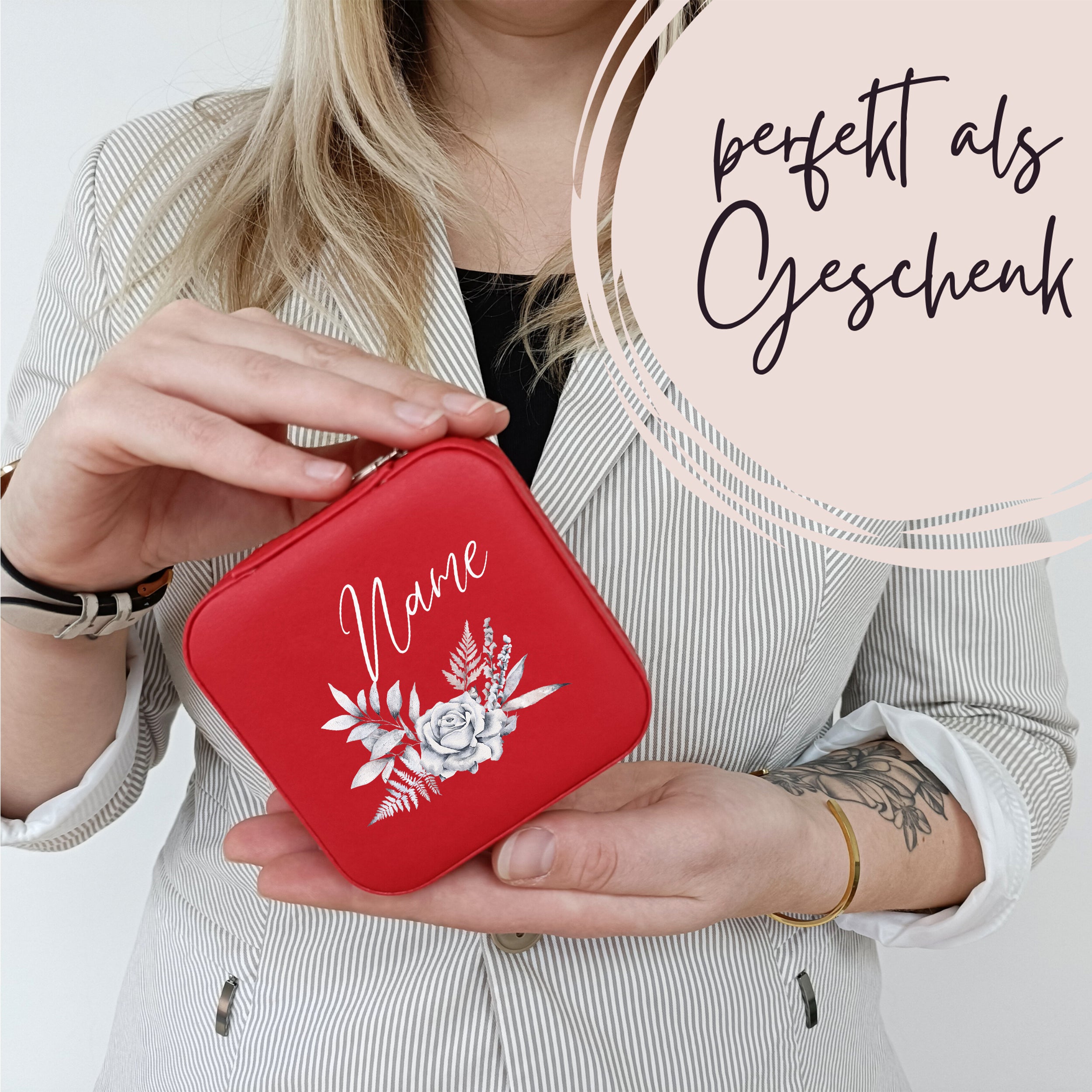 Schmuckkästchen mit floralen Akzenten