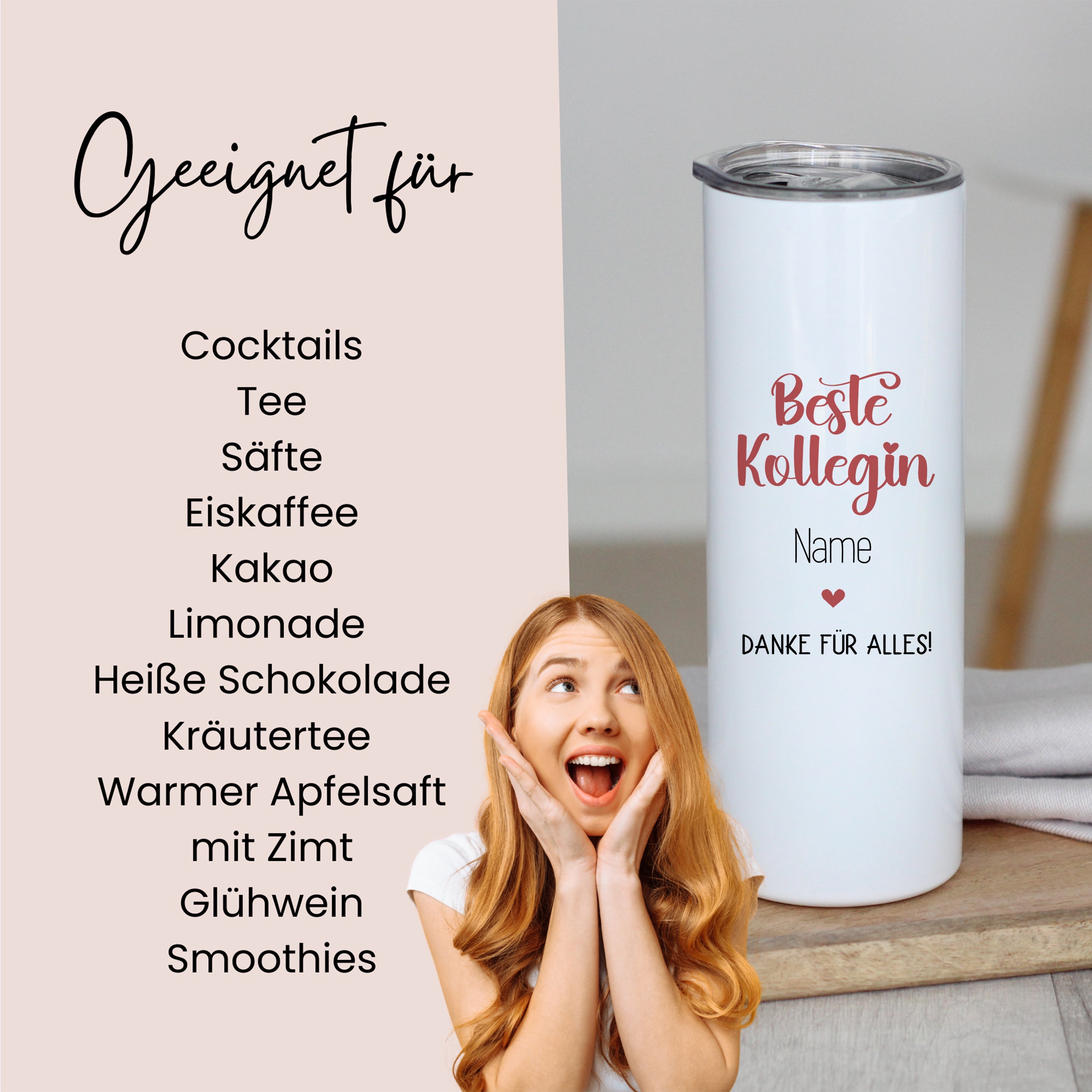 Thermobecher Beste Kollegin - Ein Dankeschön für besondere Momente