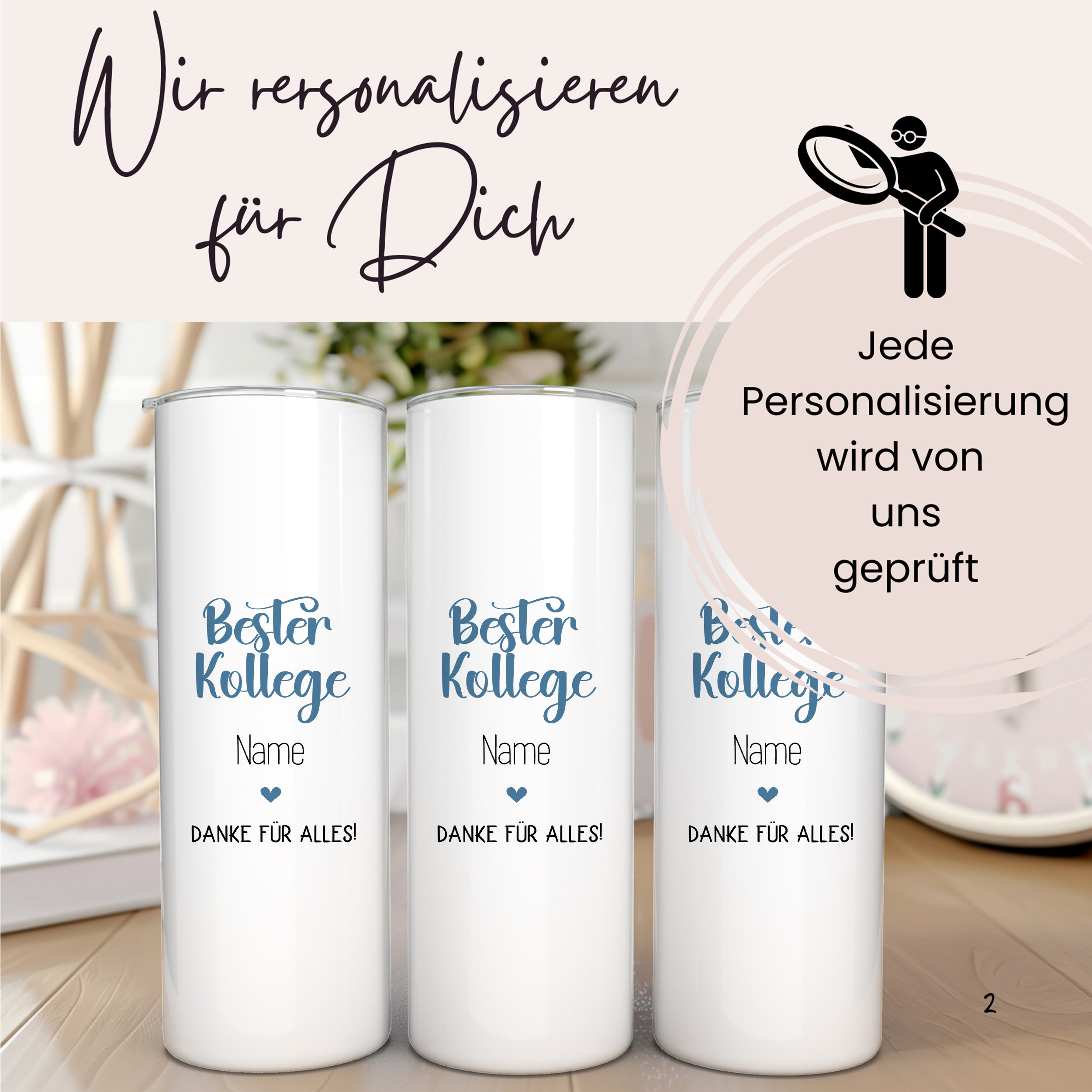 Thermobecher Bester Kollege - Dankbarkeit für jeden Tag