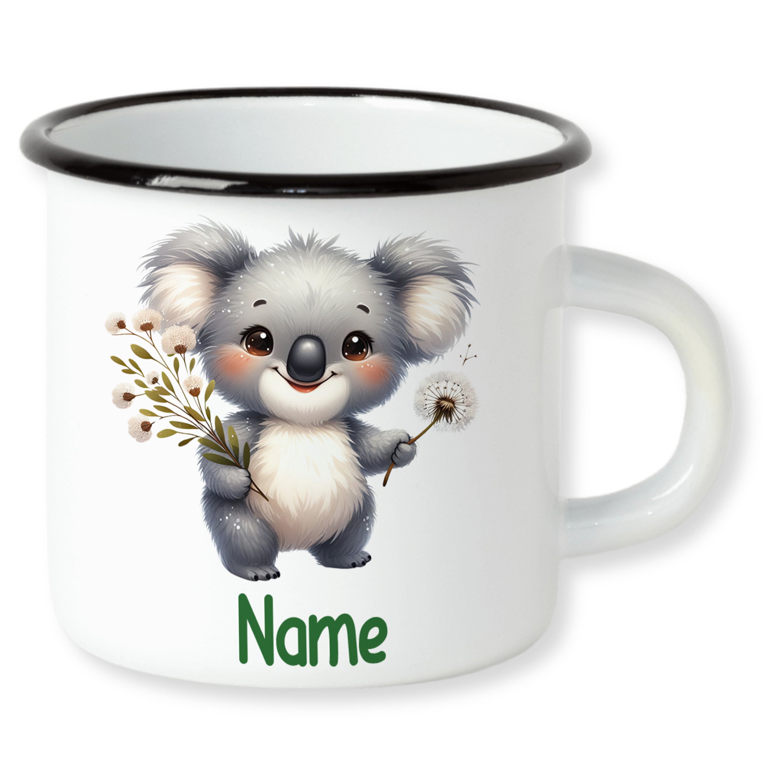 Emaillebecher Koala