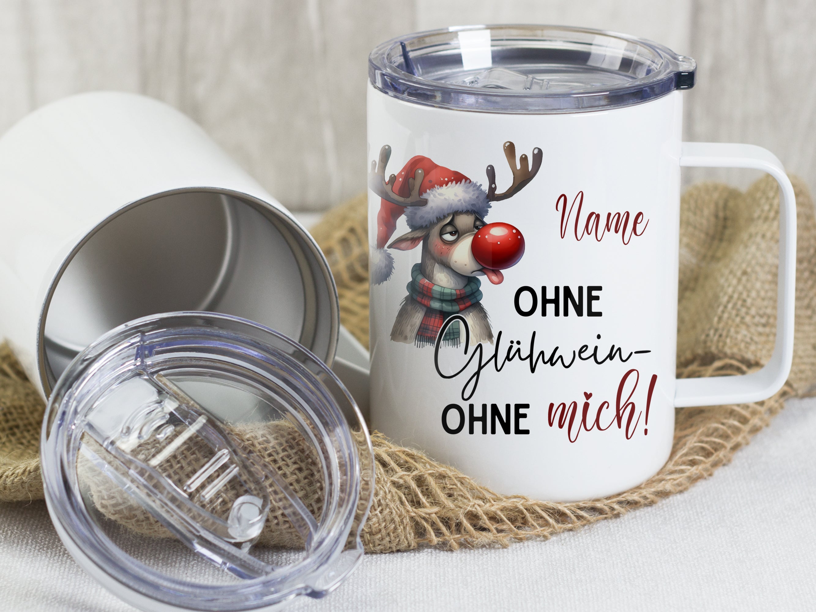 Wanderbecher Rentier