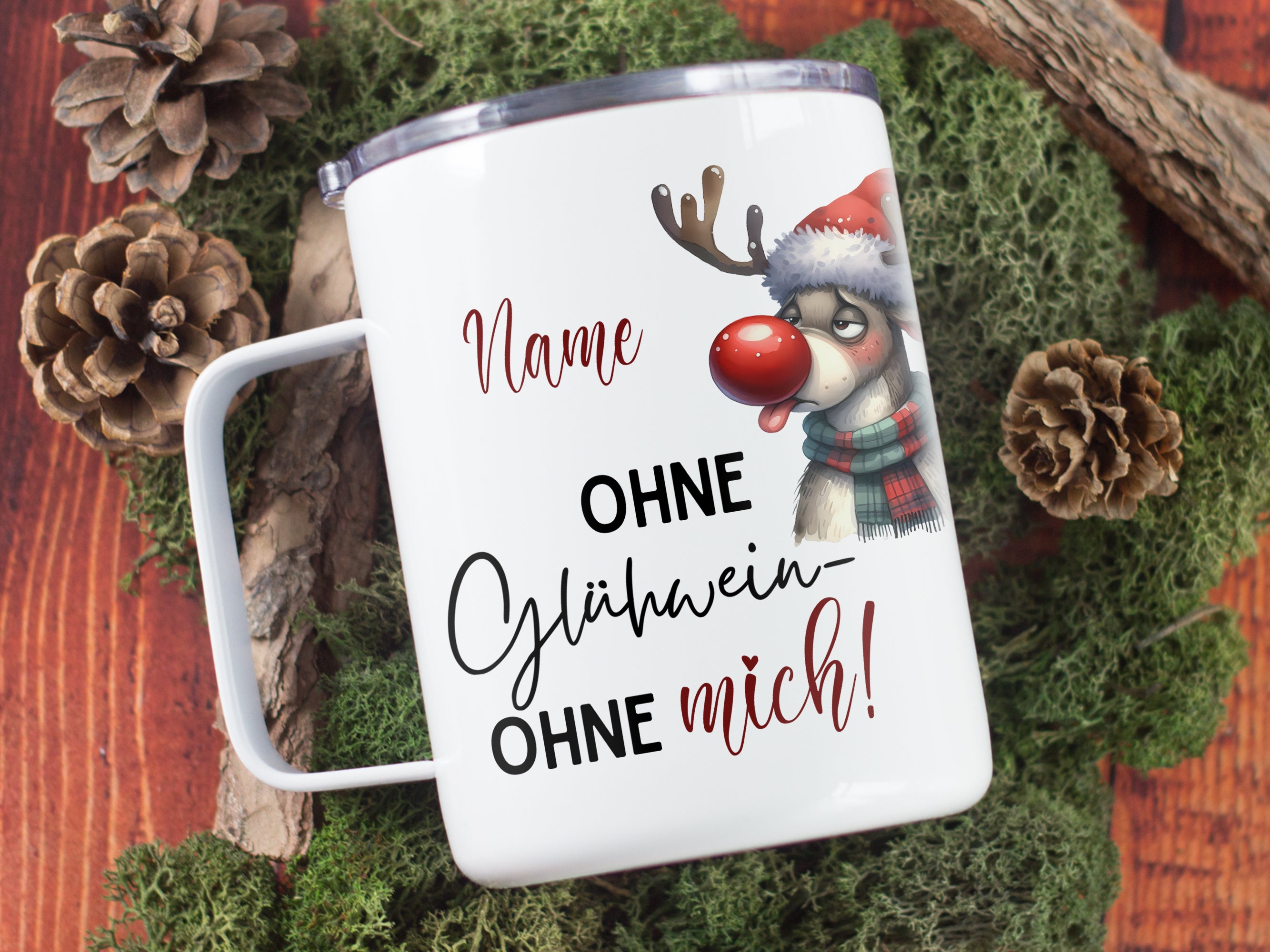 Wanderbecher Rentier