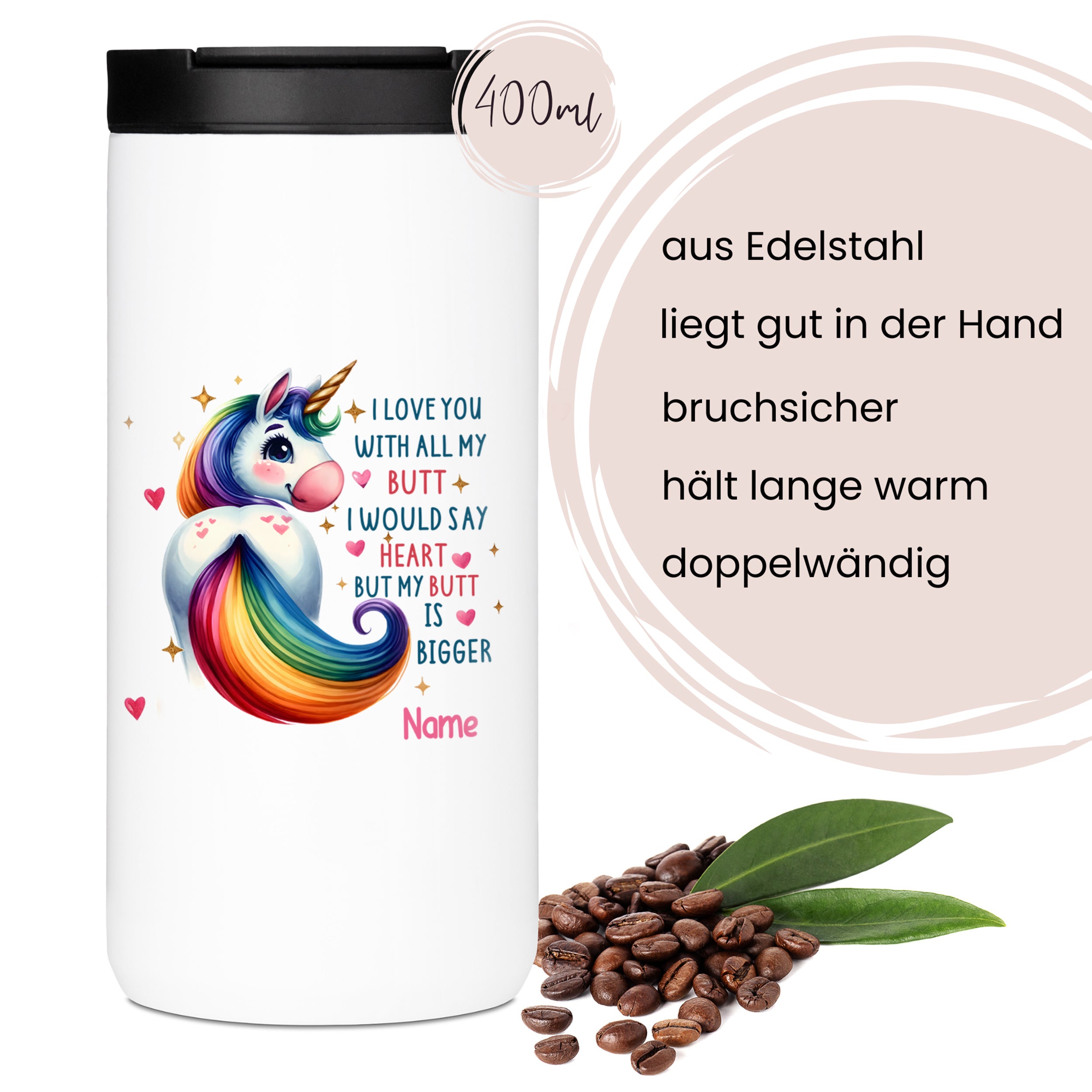 Kaffeebecher Einhorn - Für liebevolle Momente