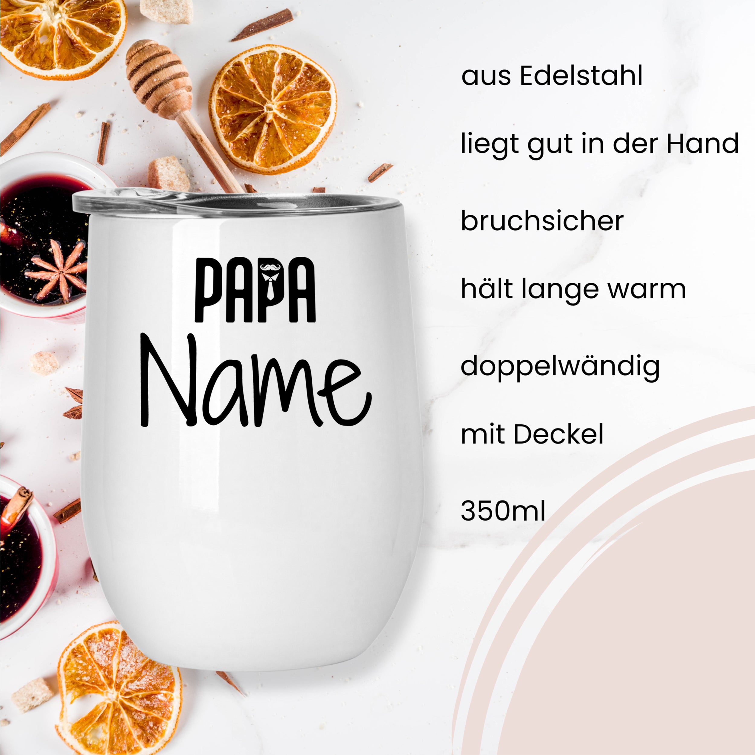 Weinbecher Set für Mama und Papa - Ein liebevolles Geschenk
