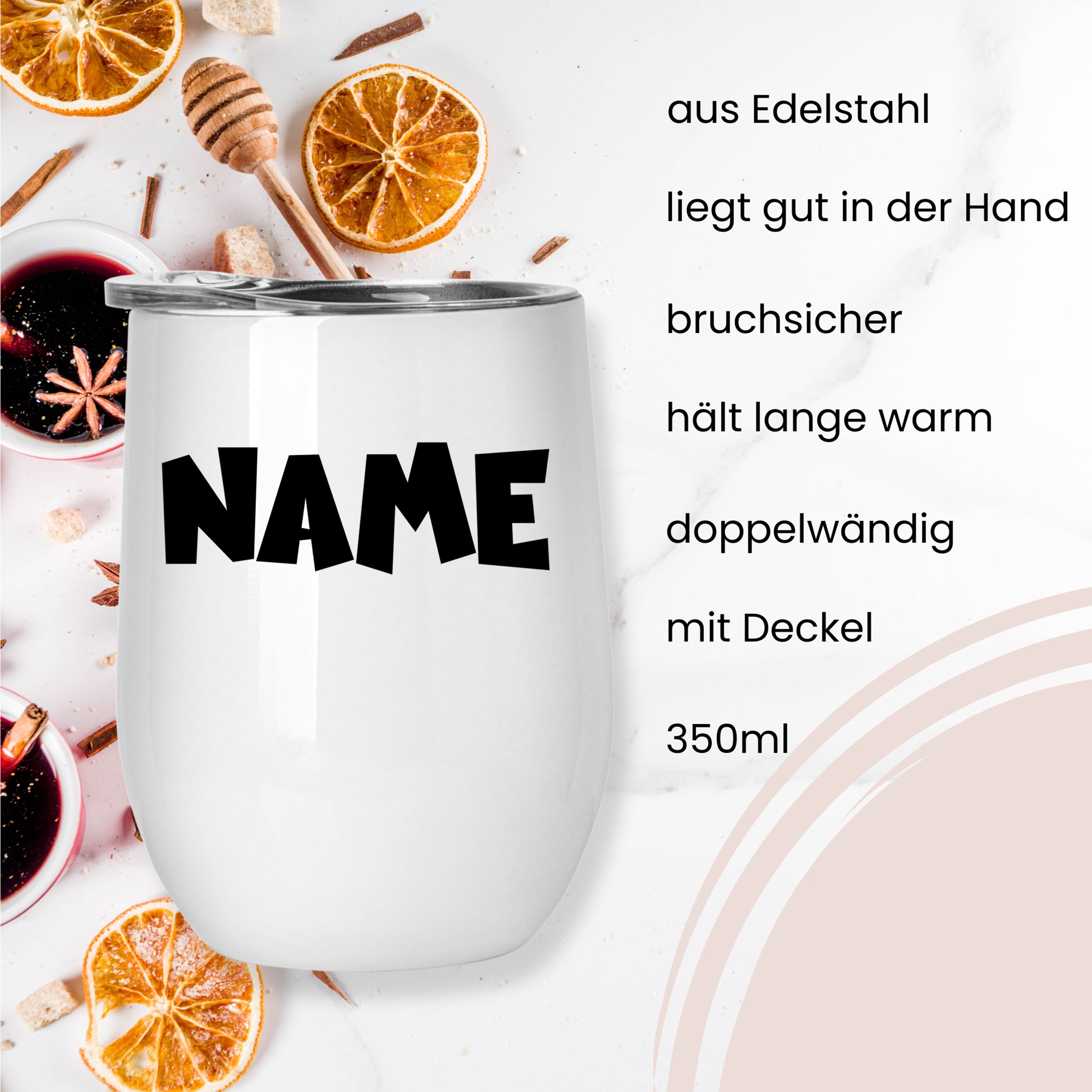 Weinbecher Set mit Namen - Perfekt für gemeinsame Momente