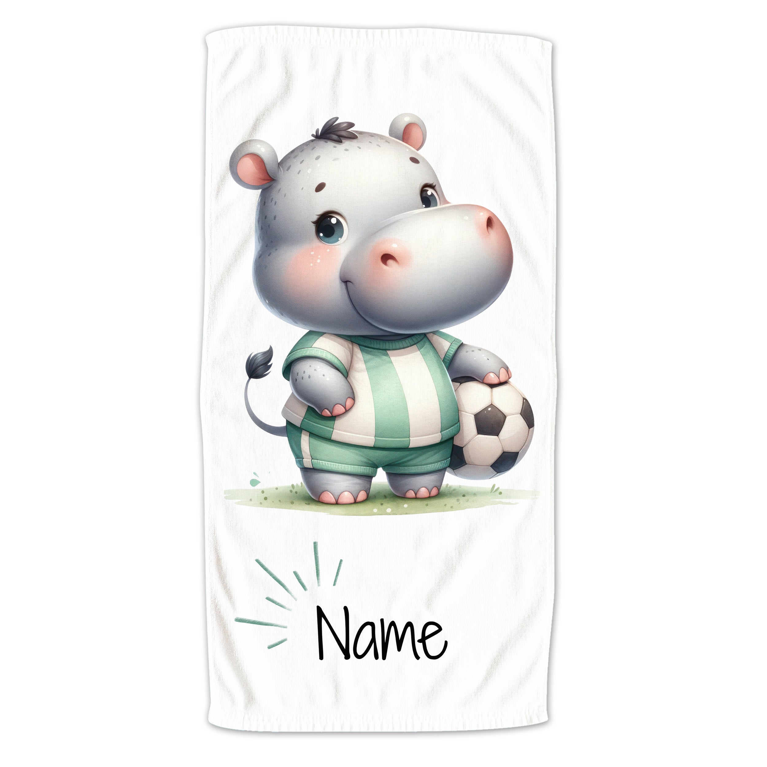 Handtuch mit niedlichem Nilpferd