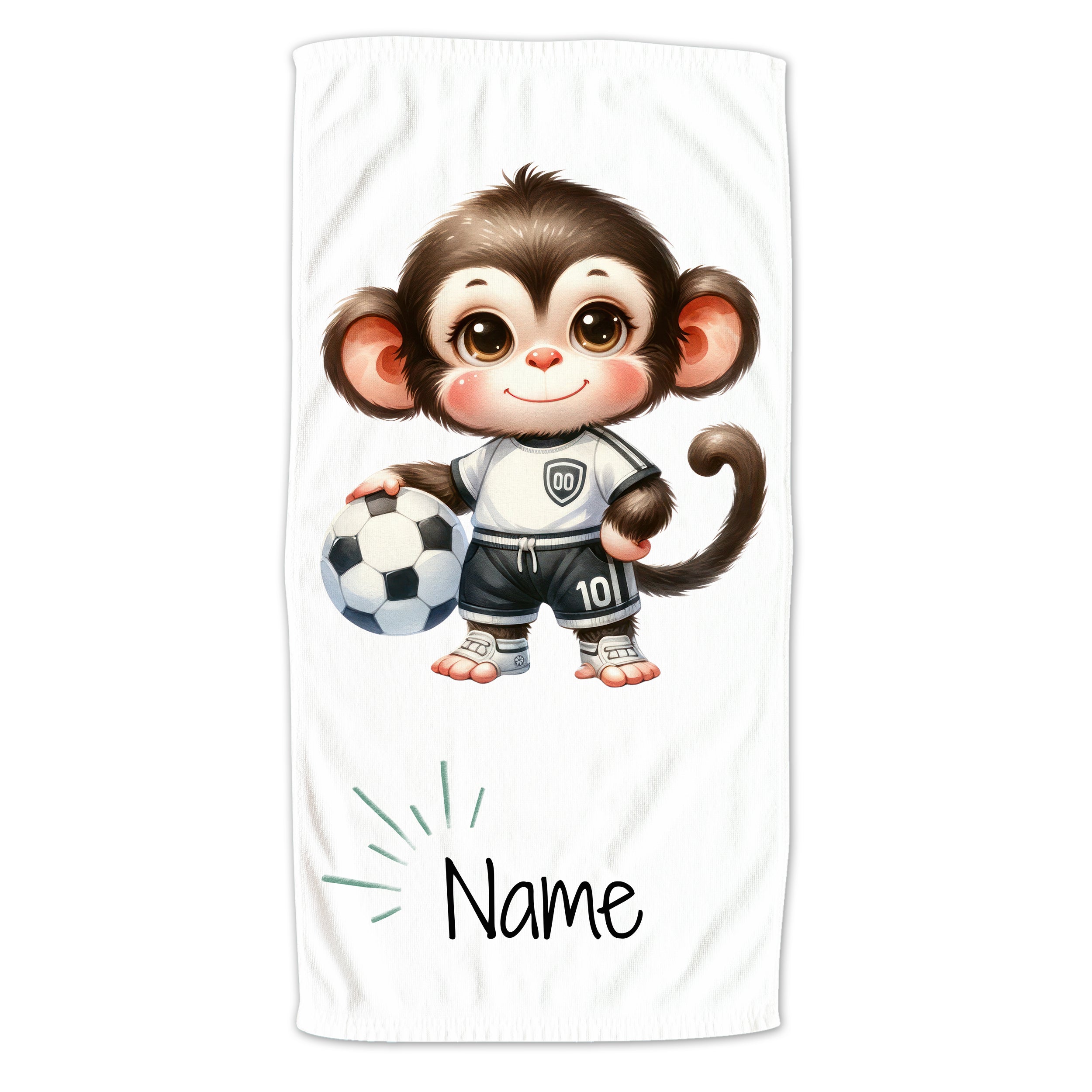 Handtuch Fussball-Monkey