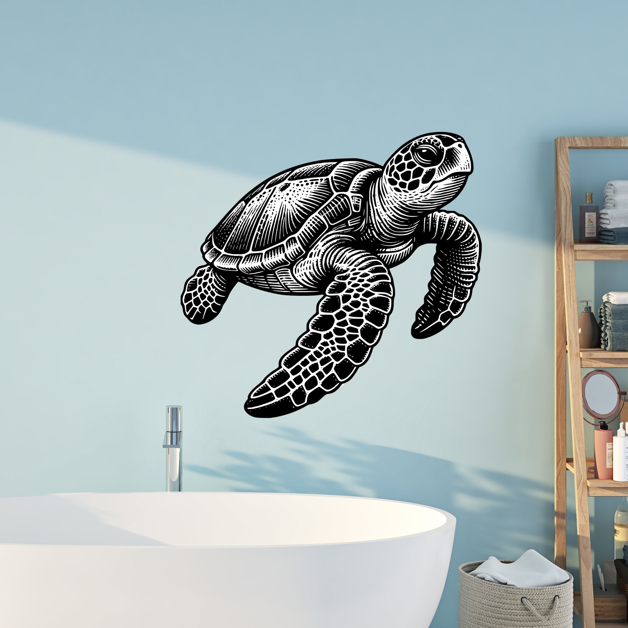 Wandtattoo Meeresschildkröte