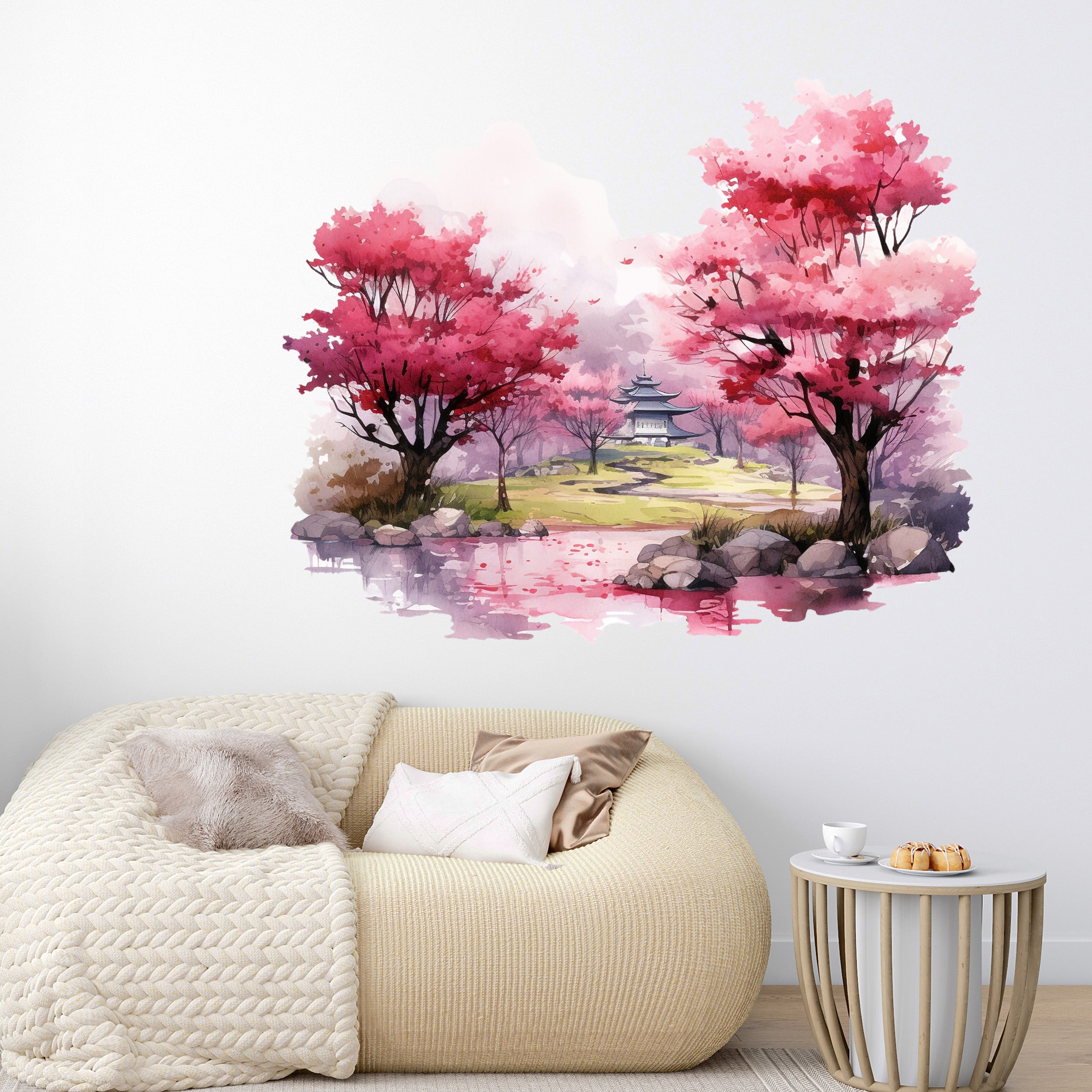 Wandtattoo Kirschblüten