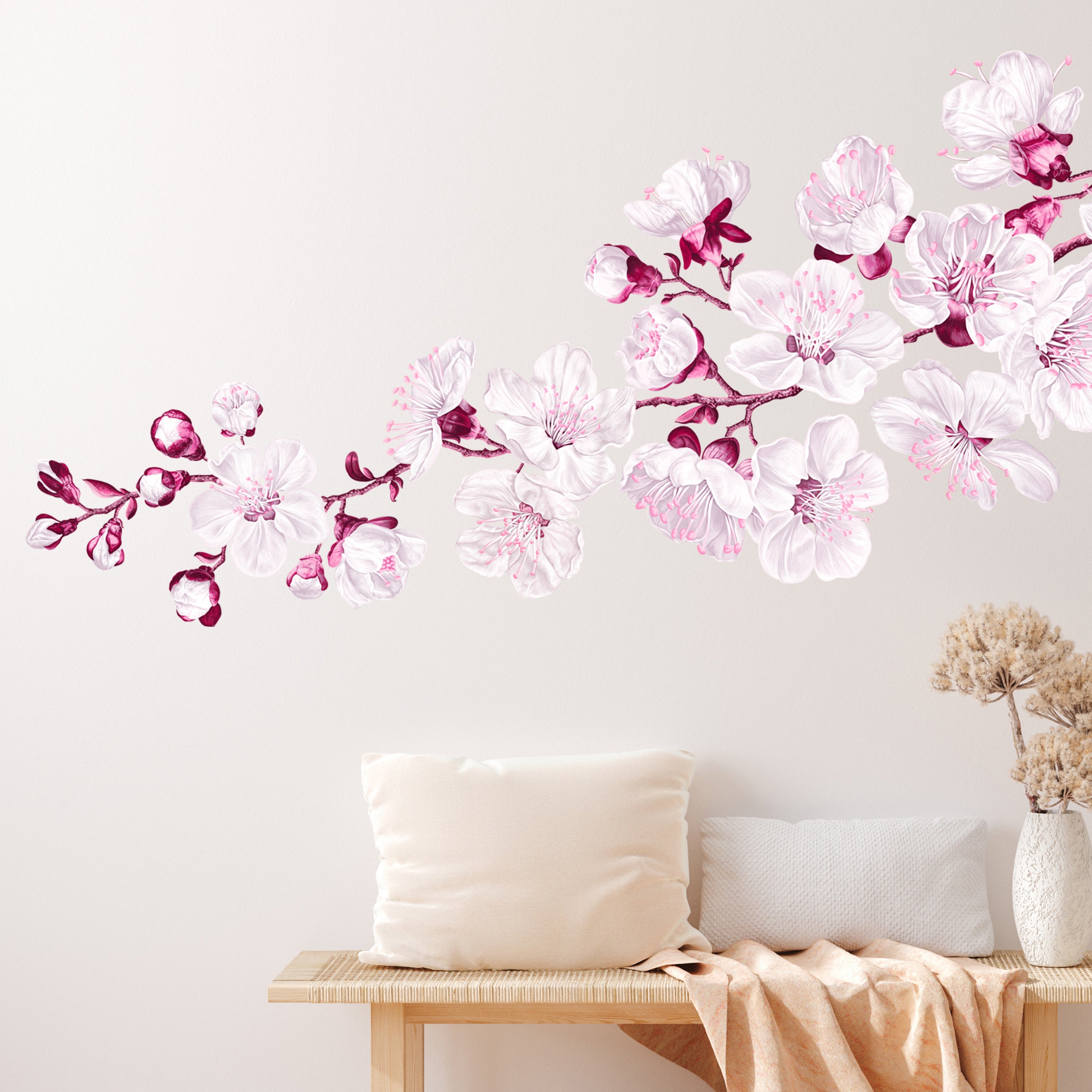 Wandtattoo Kirschblüten