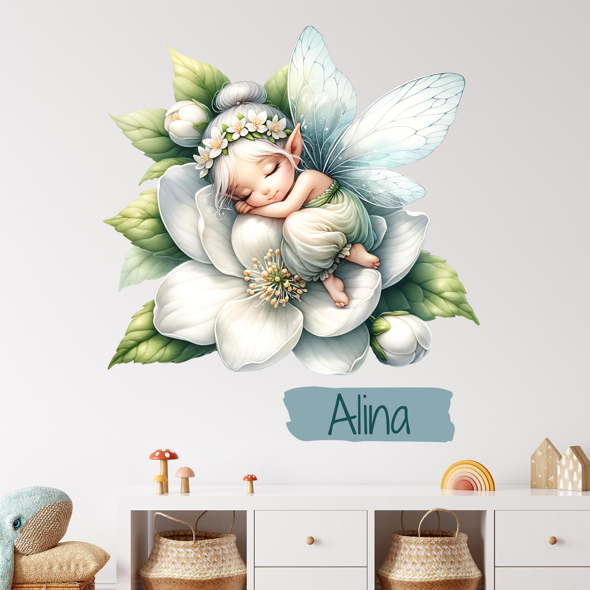 Wandtattoo Feen-Motiv