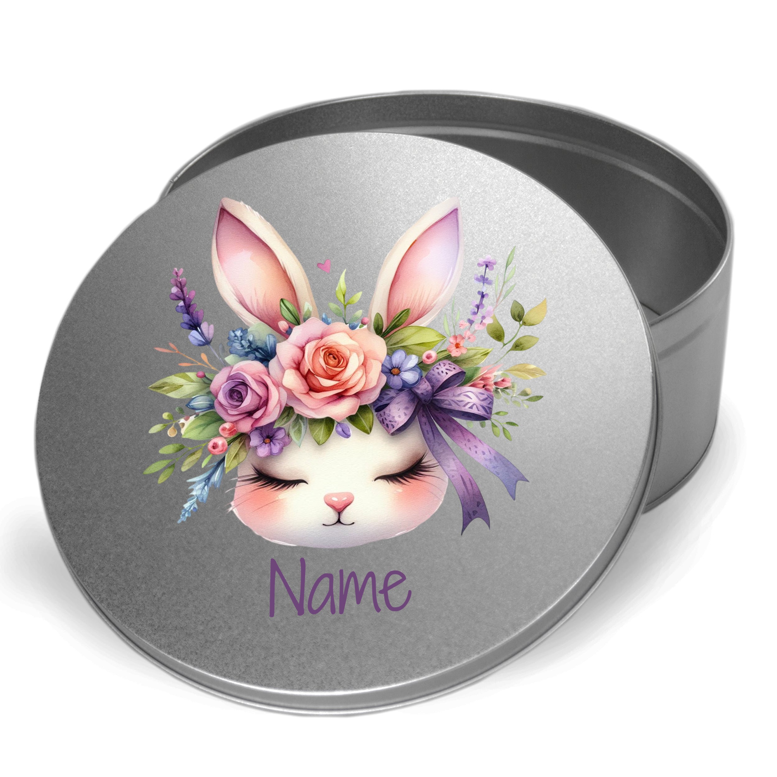 Keksdose mit Hasenmotiv