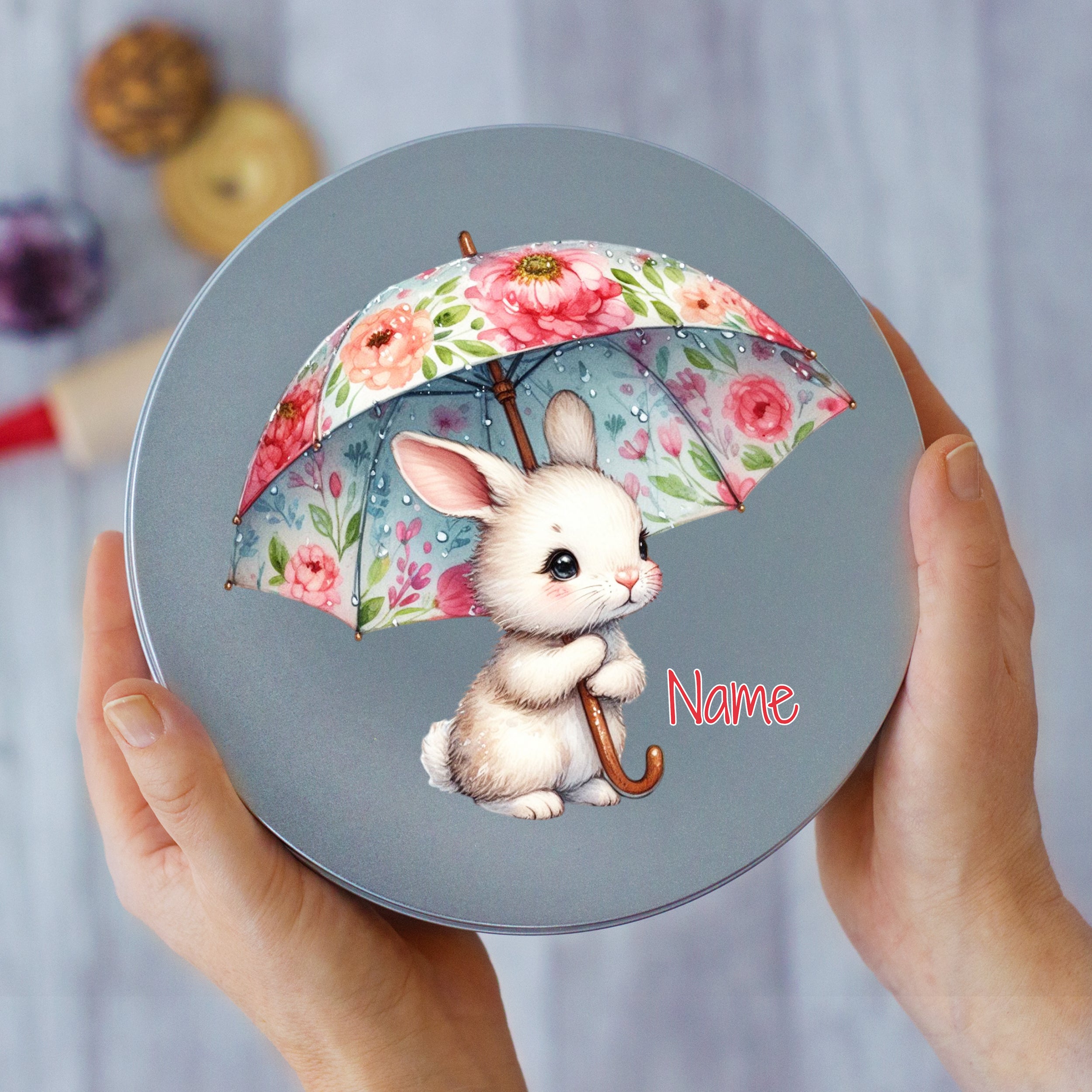 Keksdose mit Häschen