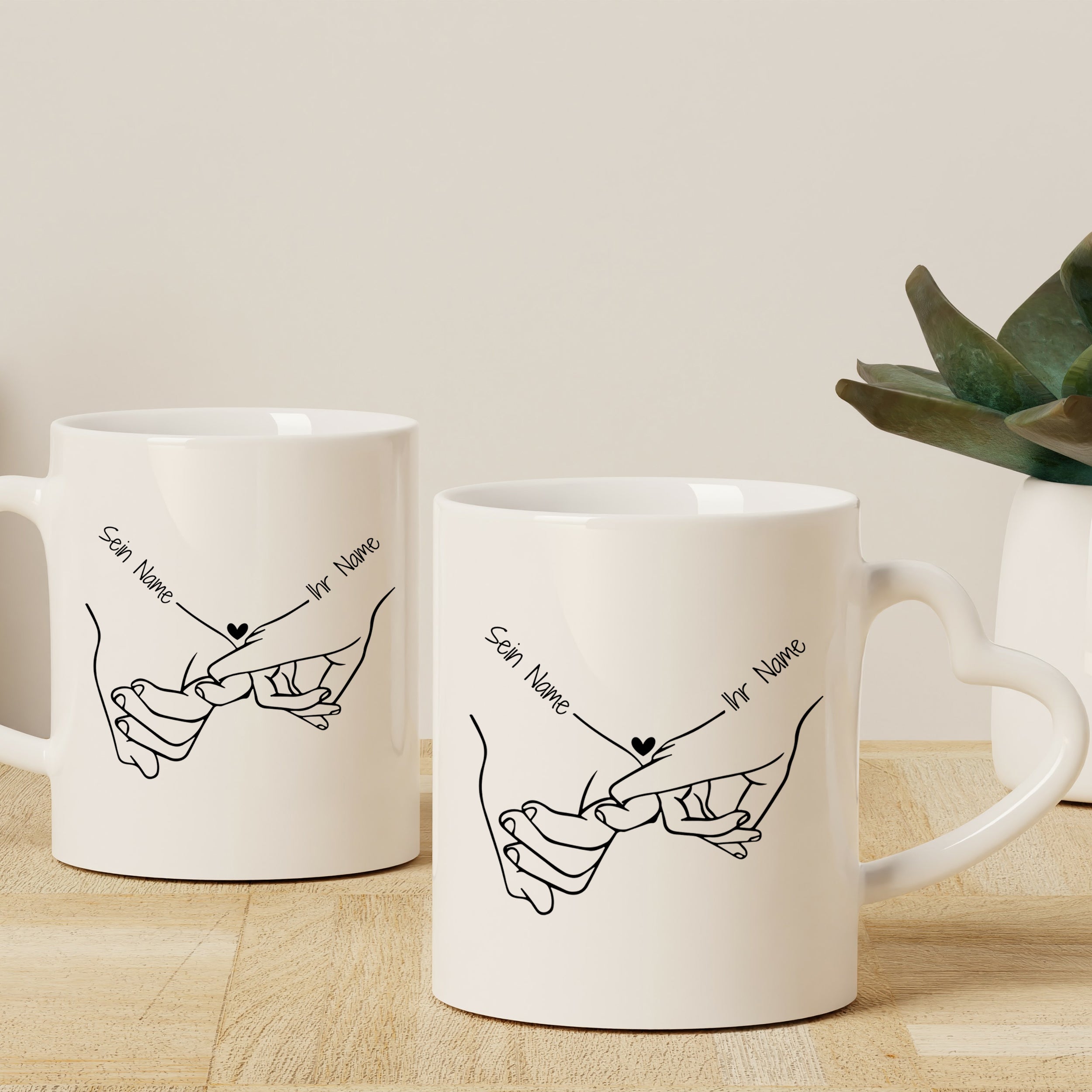 Tassen Set Zum Valentinstag