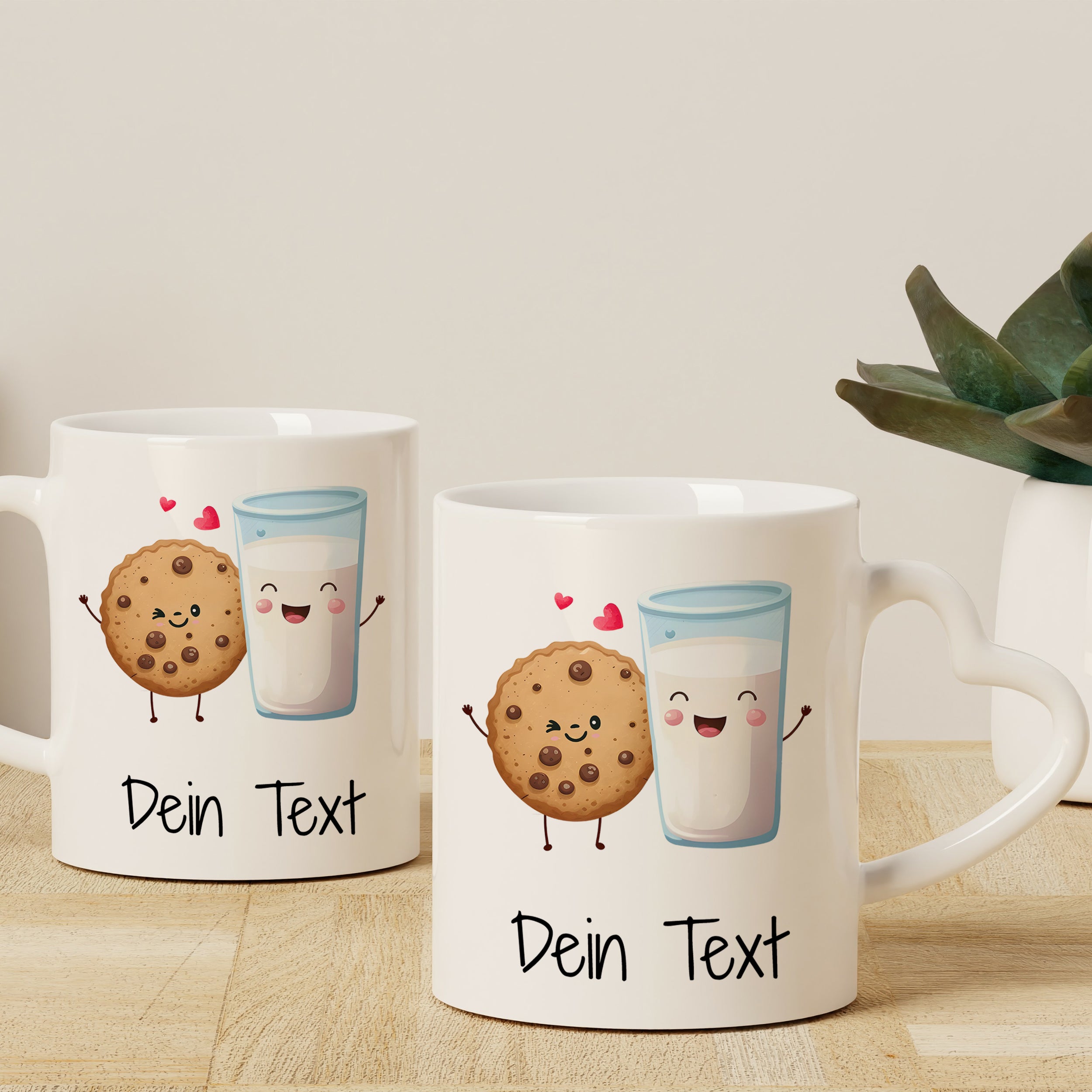 Tassen Set Cookie und Milch - Für süße Momente zu zweit