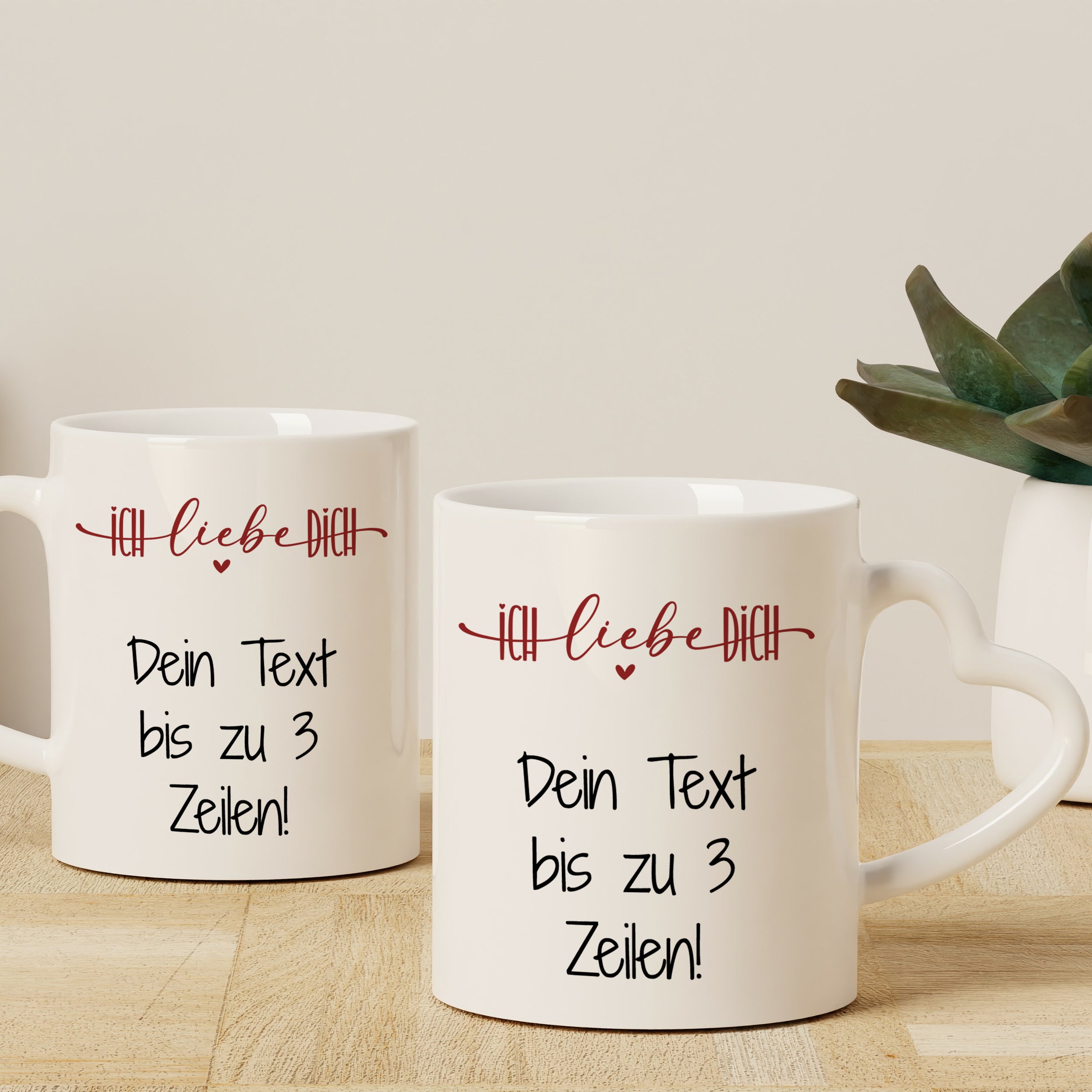 Tassen Set 'Ich liebe Dich' - Für besondere Momente