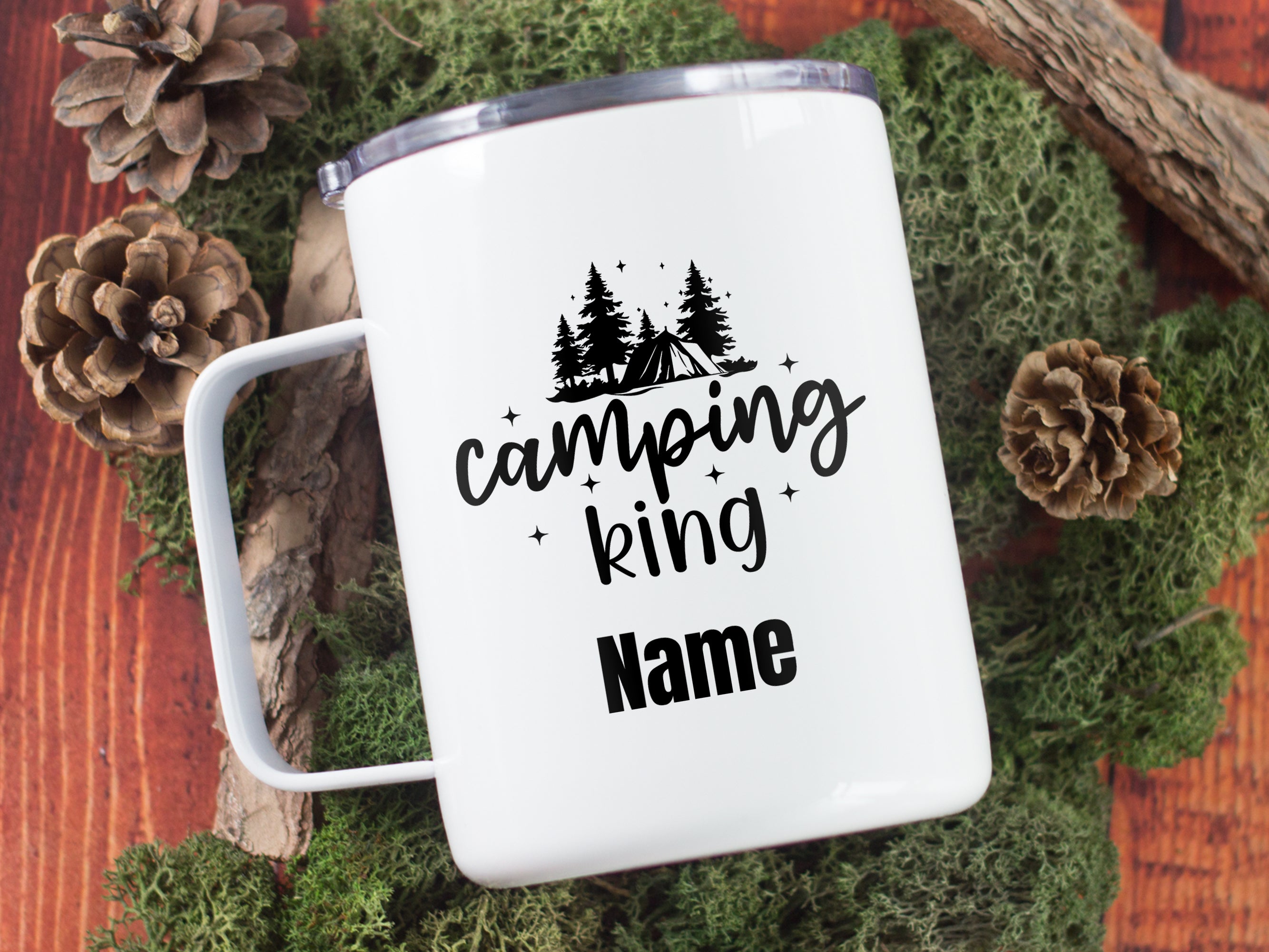 Wanderbecher Camping King - Dein Abenteuer wartet