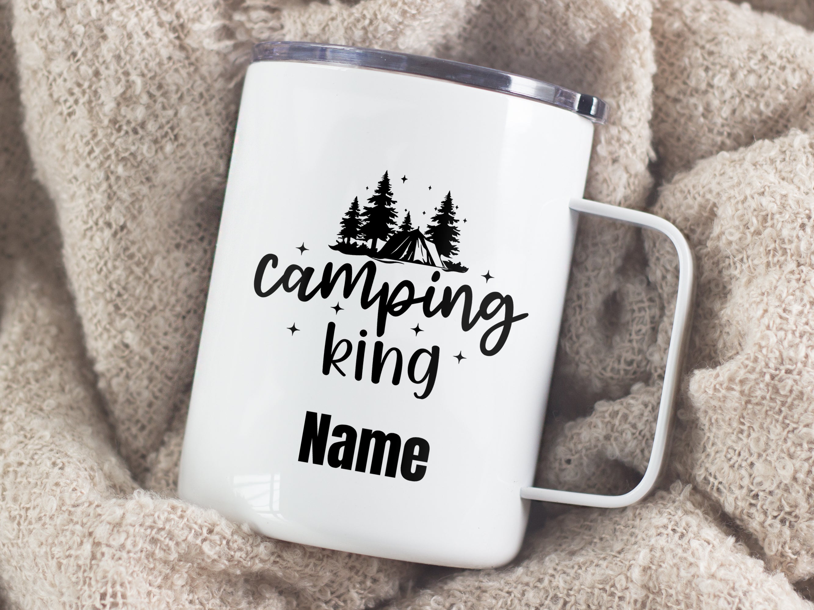 Wanderbecher Camping King - Dein Abenteuer wartet