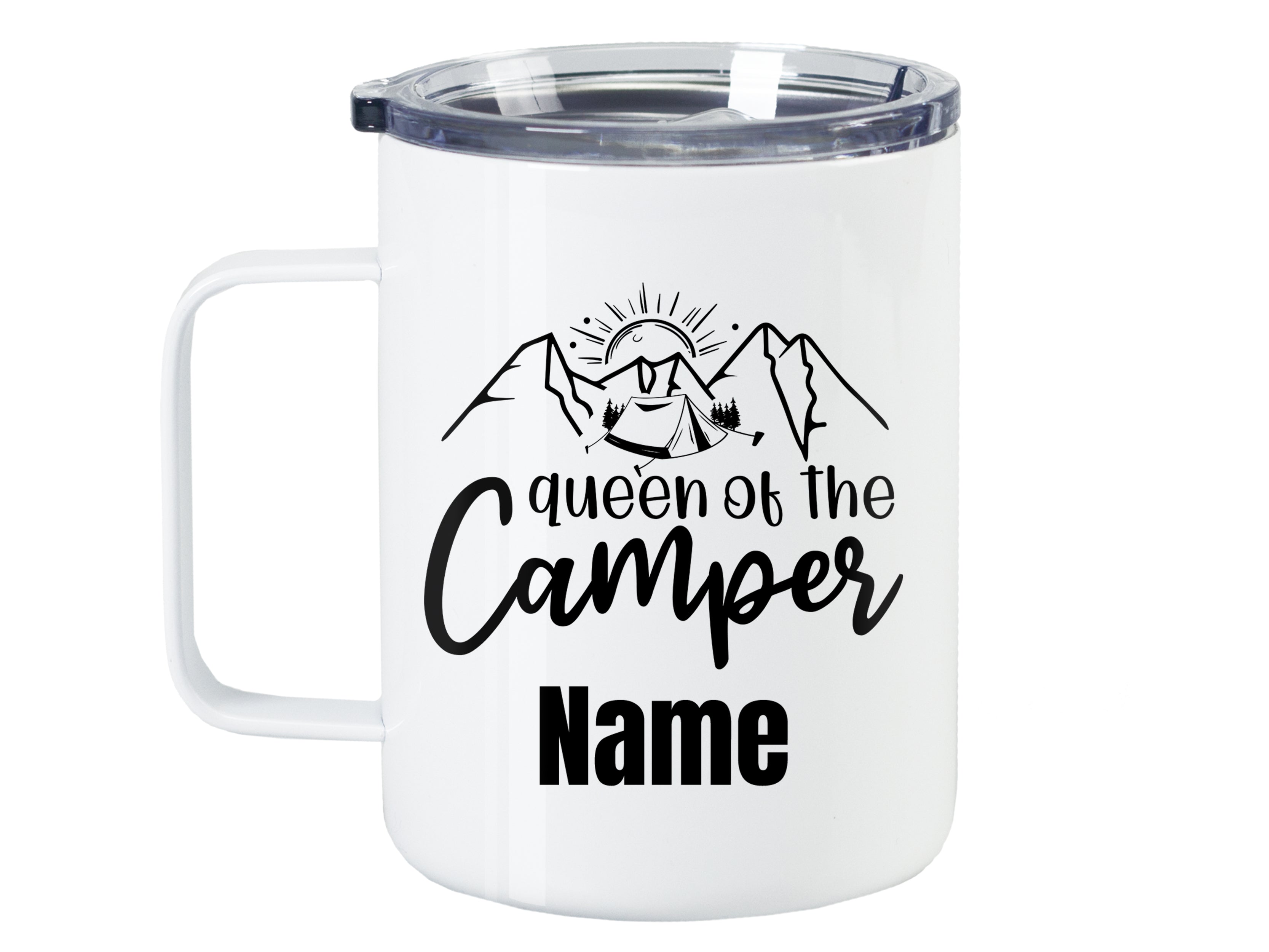 Wanderbecher Queen of the Camper - Für Abenteuerlustige