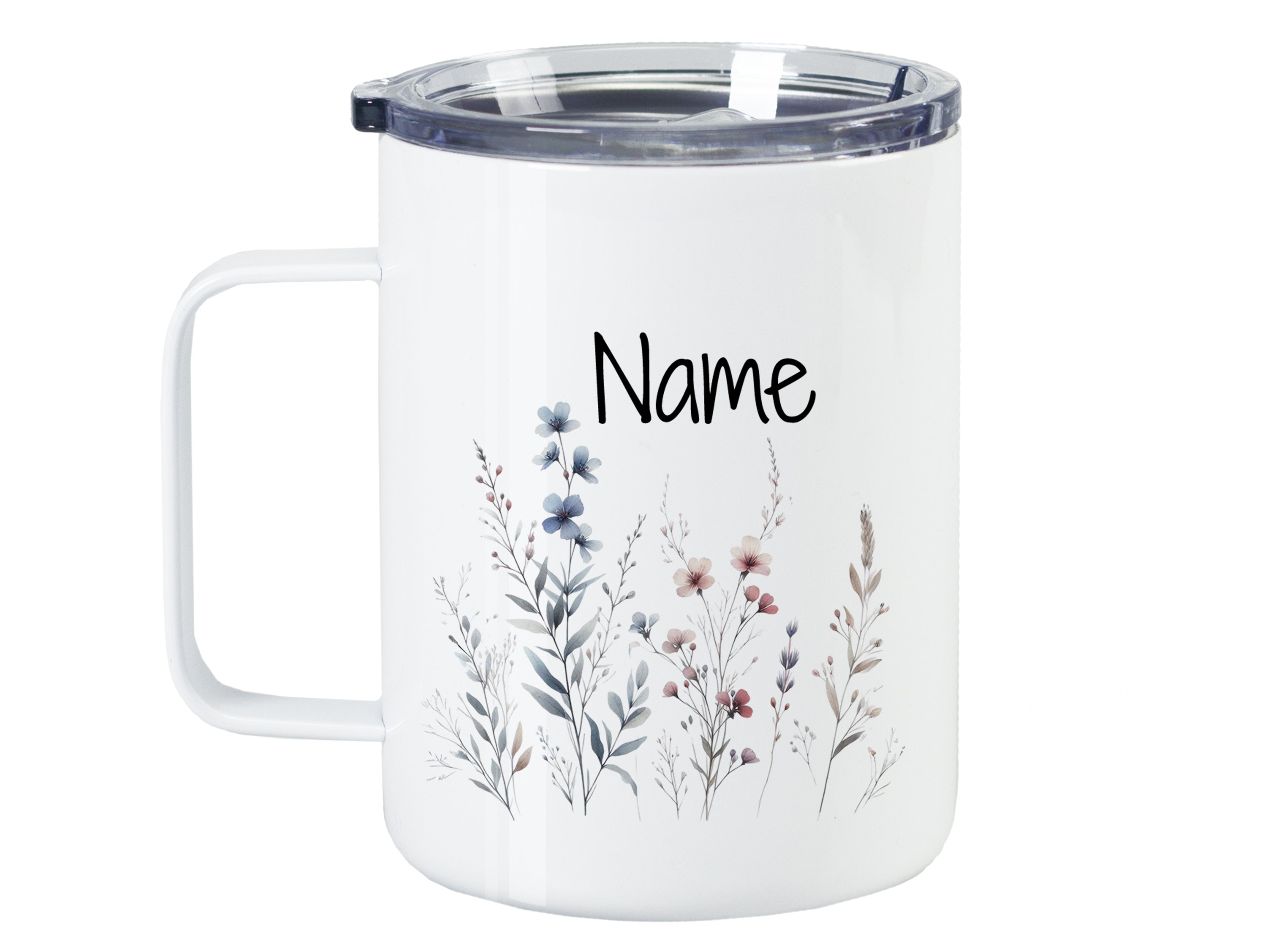 Wanderbecher mit Blumenmotiv - Für deine persönlichen Abenteuer