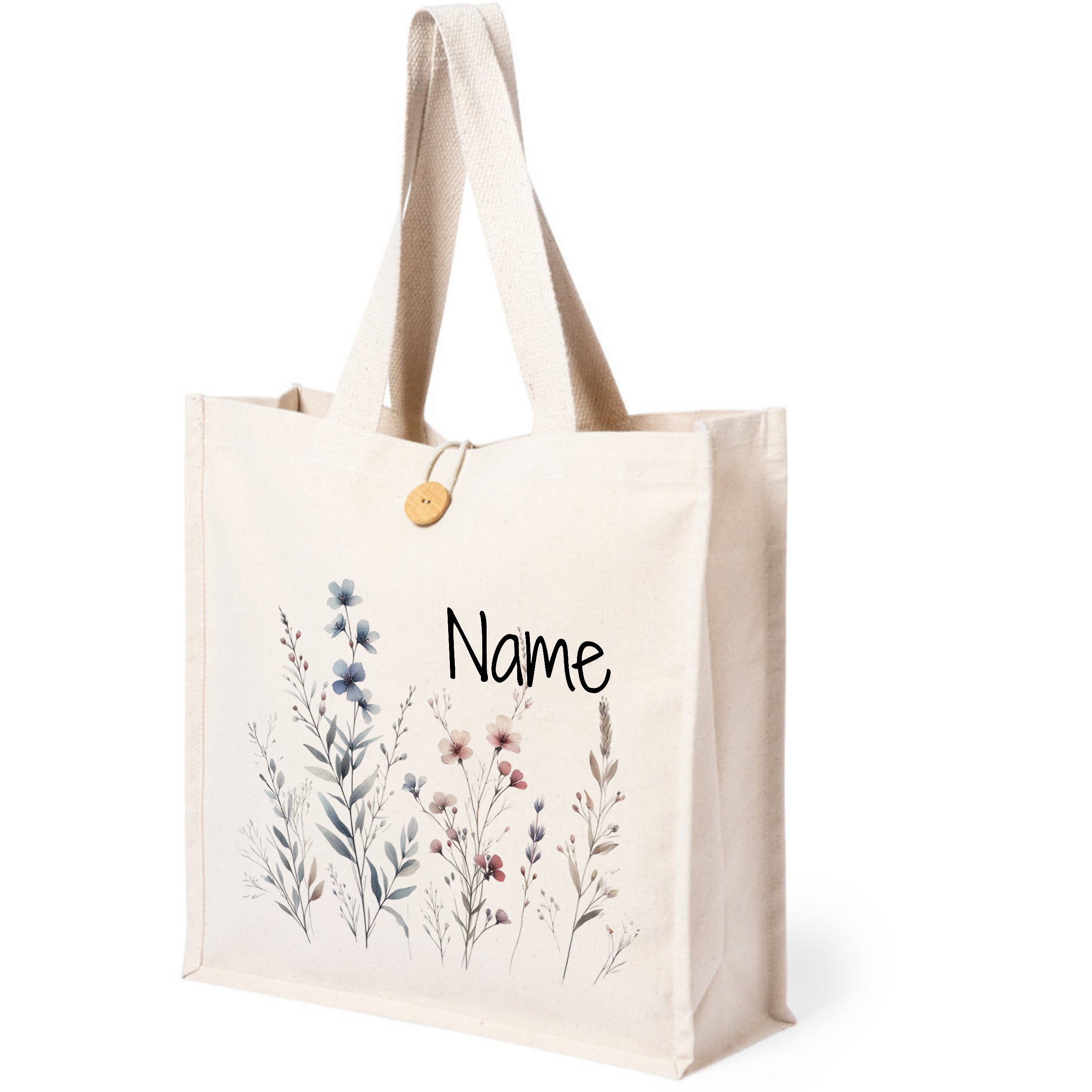 Tasche mit Blumenmotiv