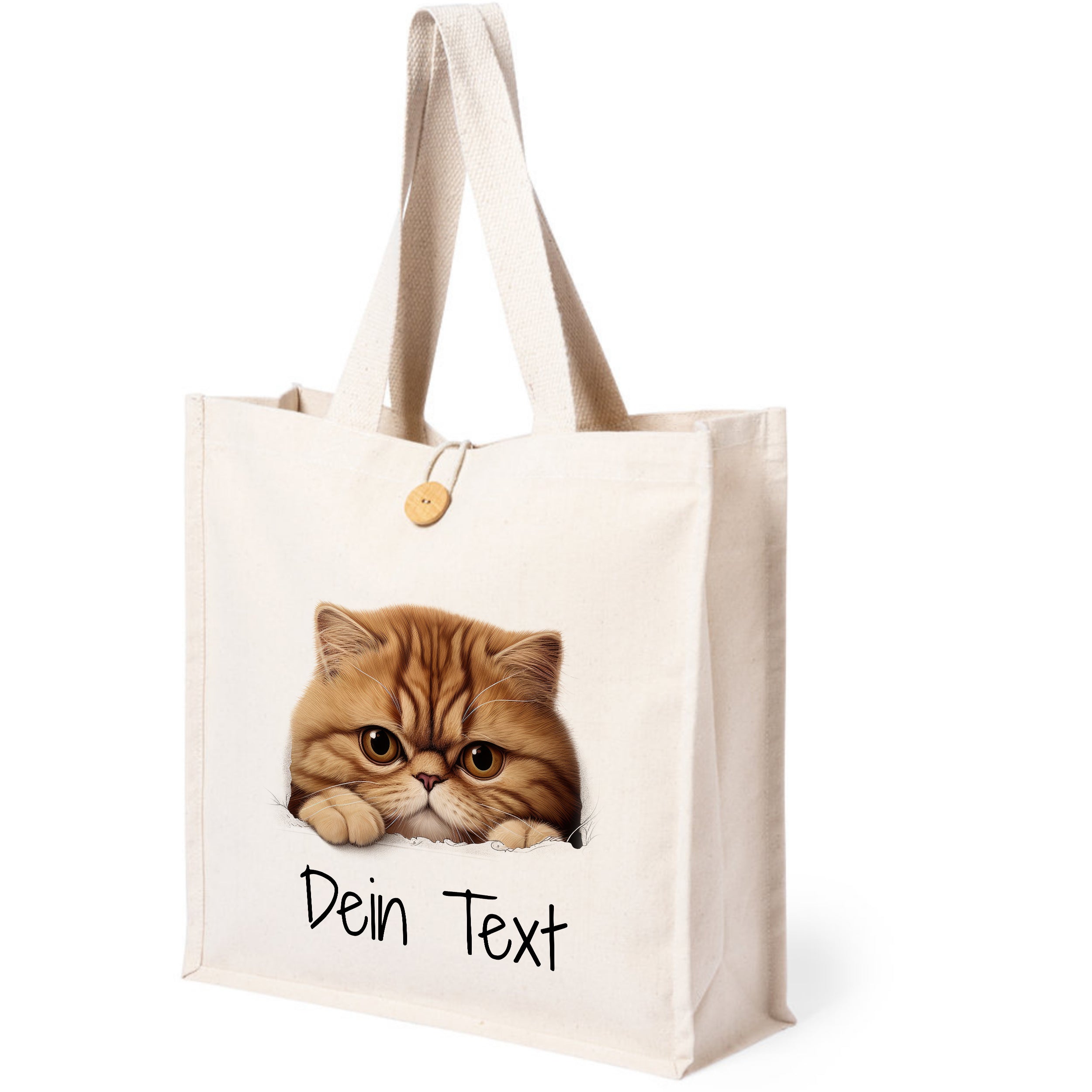 Tasche mit Katzenmotiv