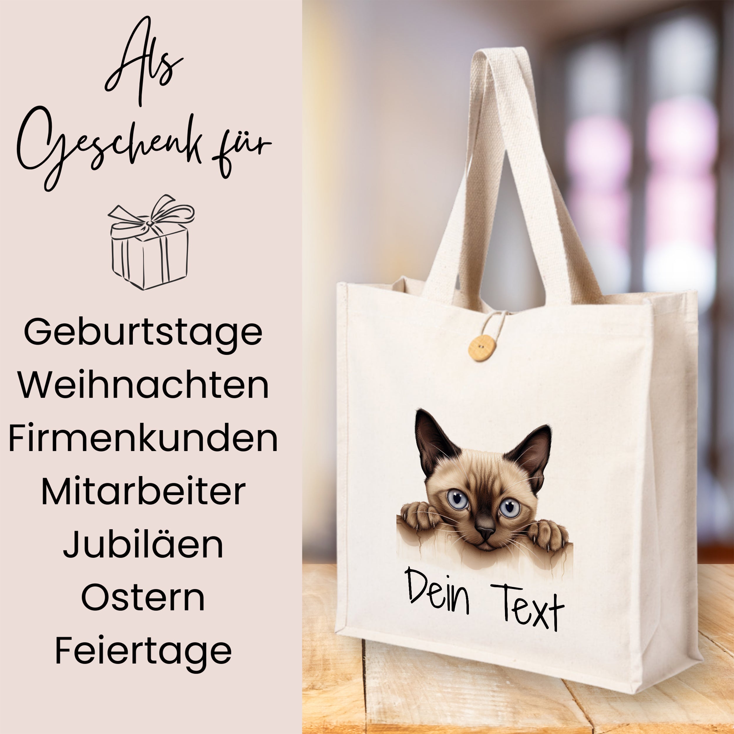 Tasche mit Katze