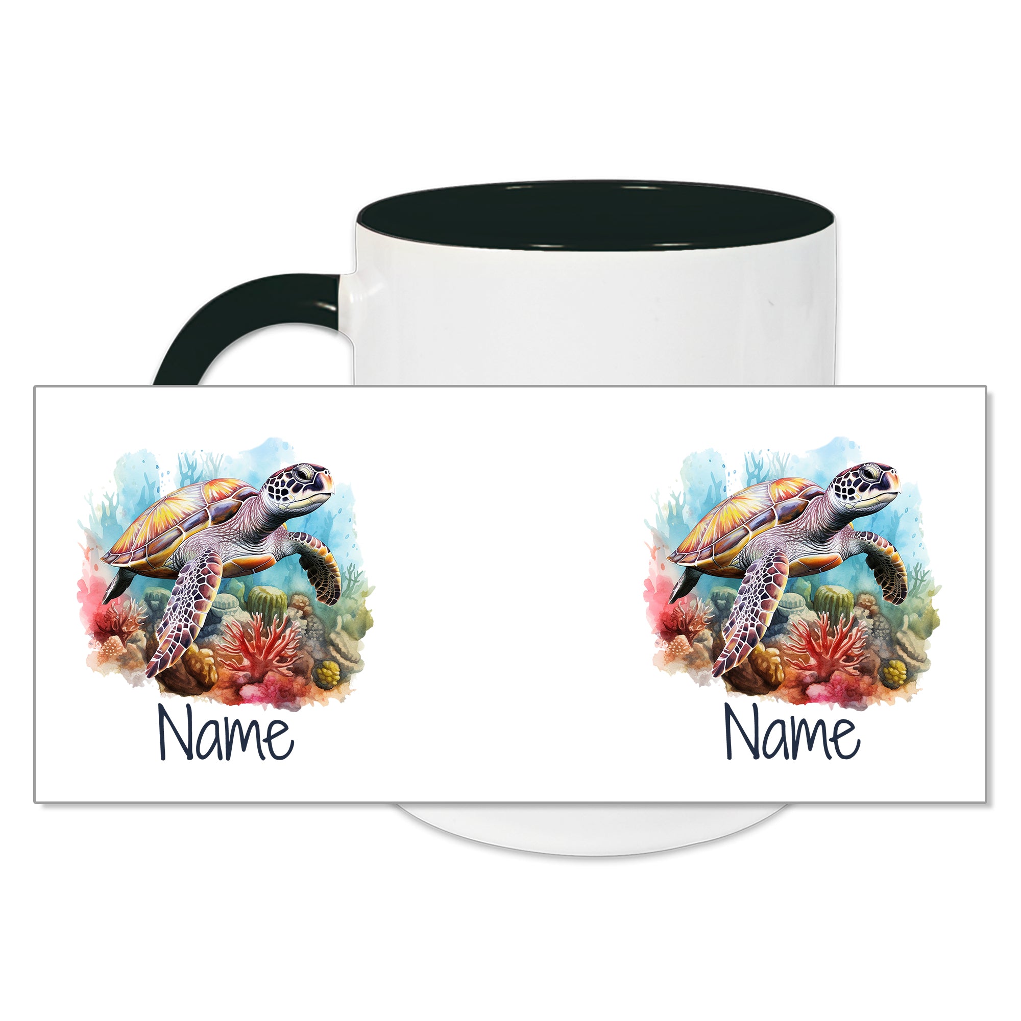 Tasse Meeresschildkröte