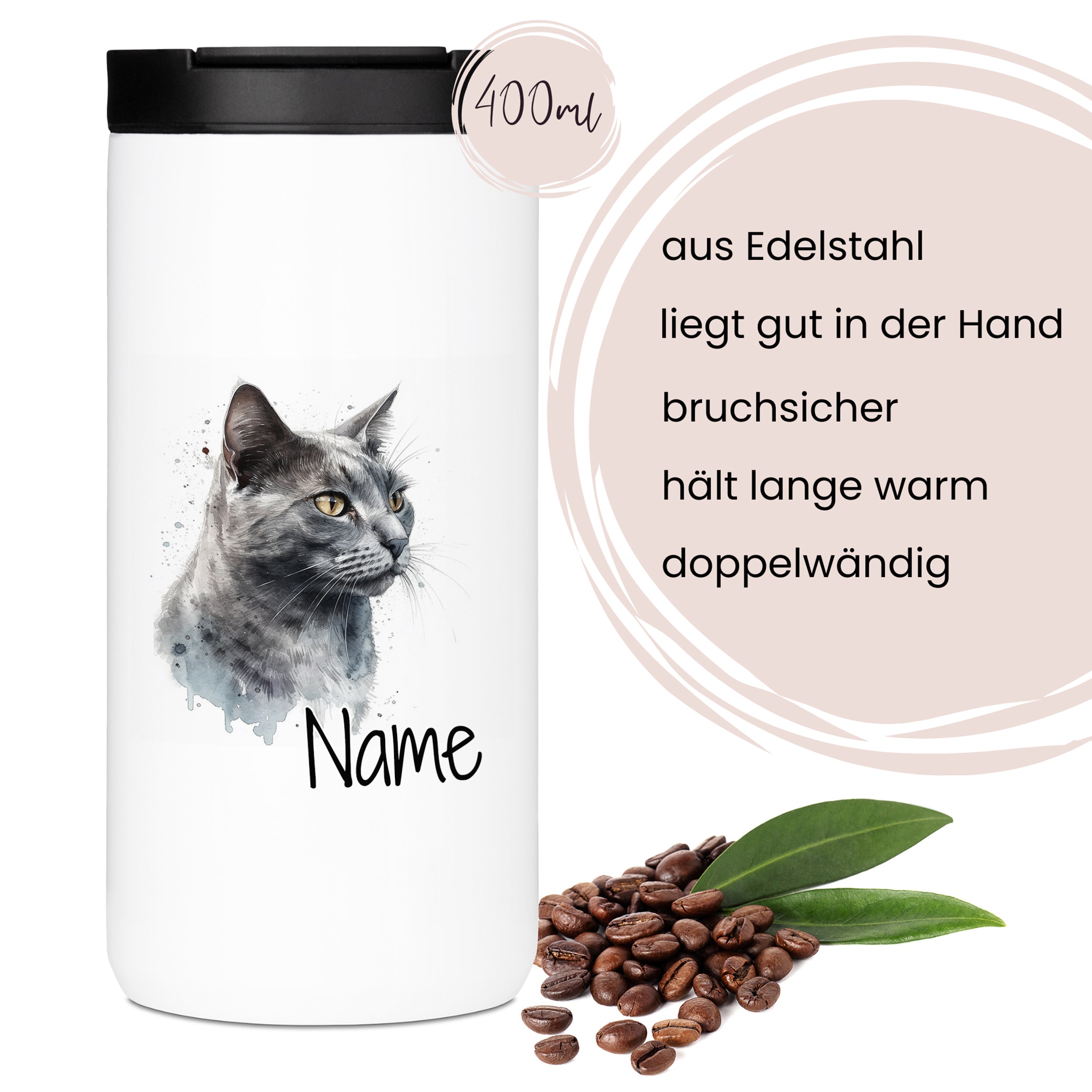 Kaffeebecher Katze