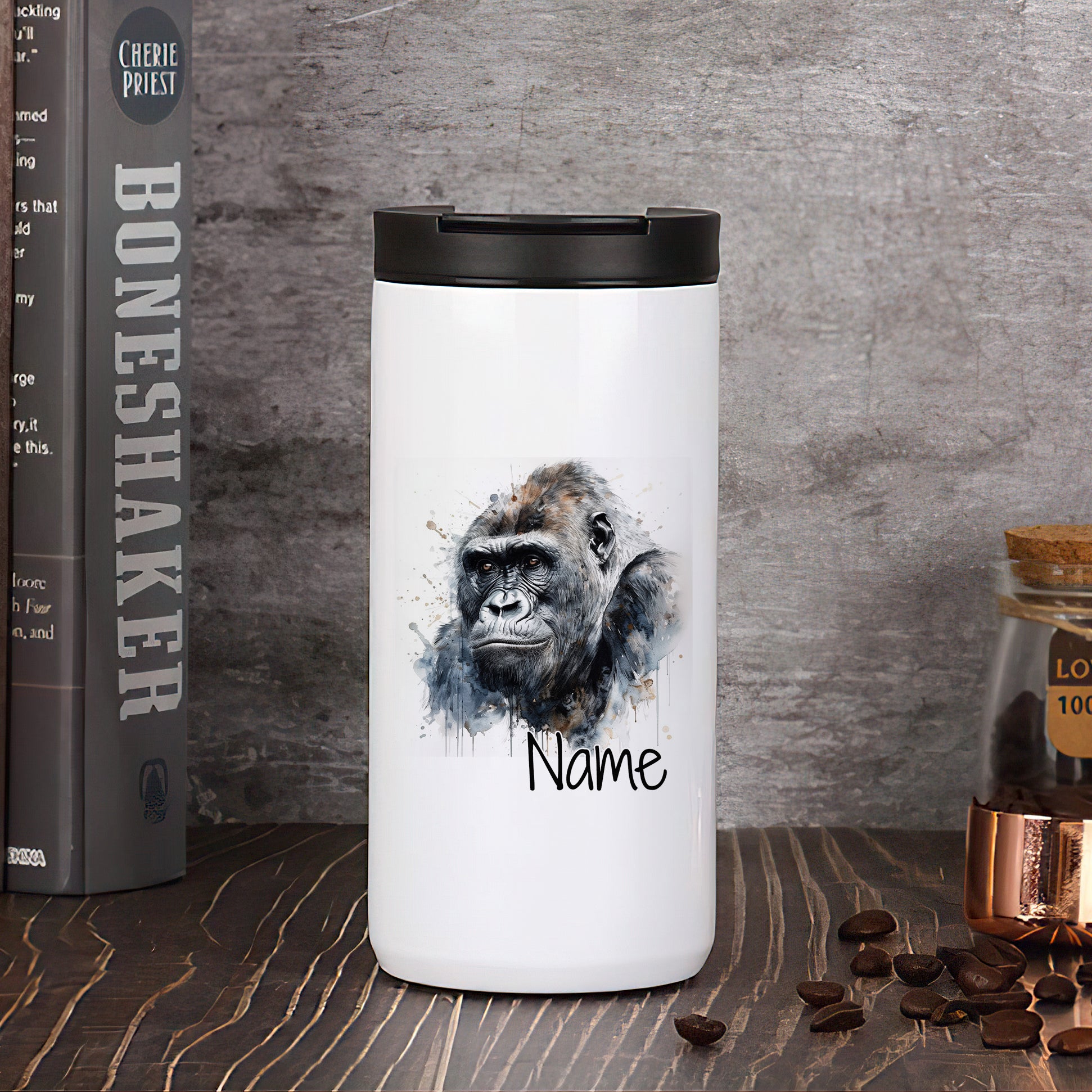 Kaffeebecher Gorilla