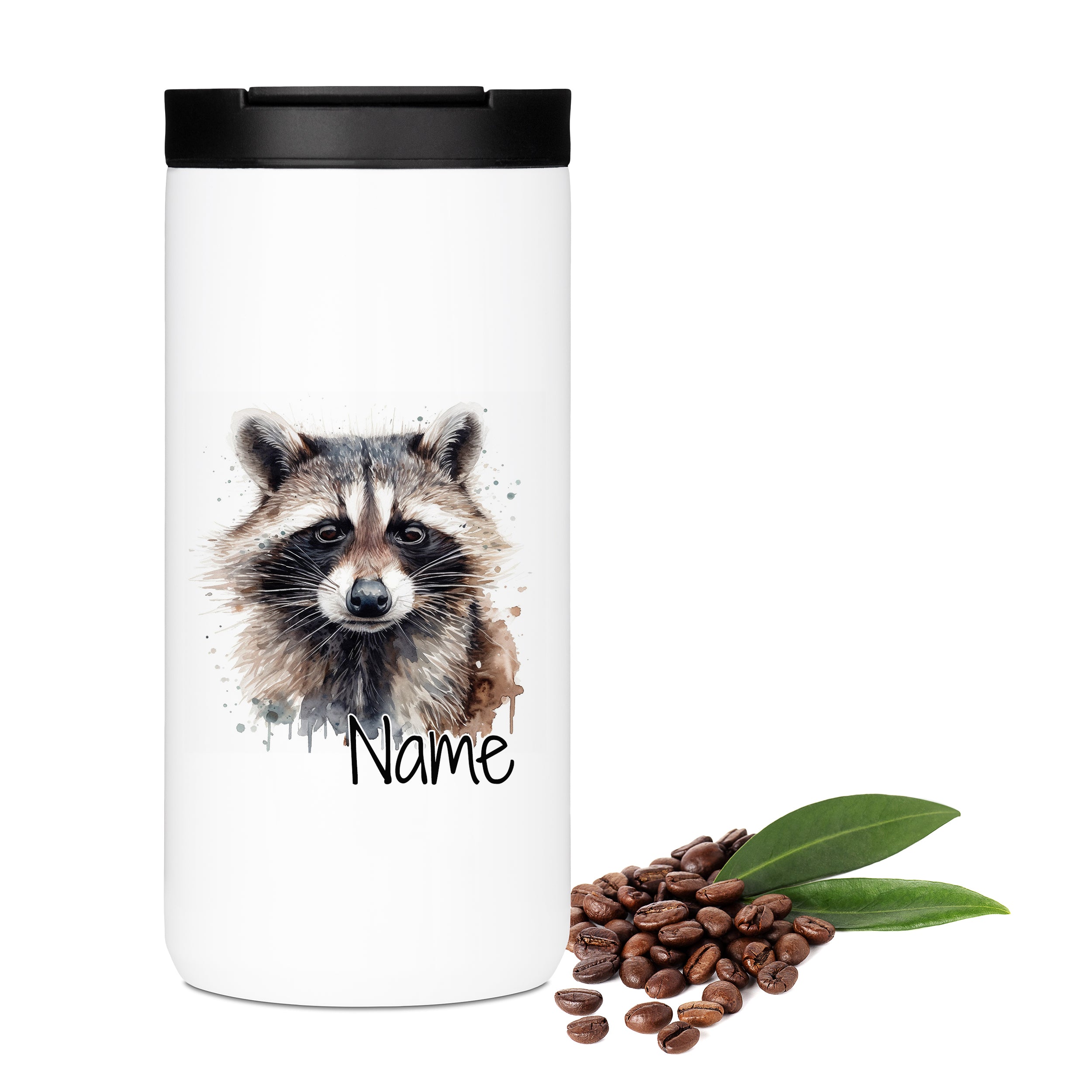 Kaffeebecher Waschbär