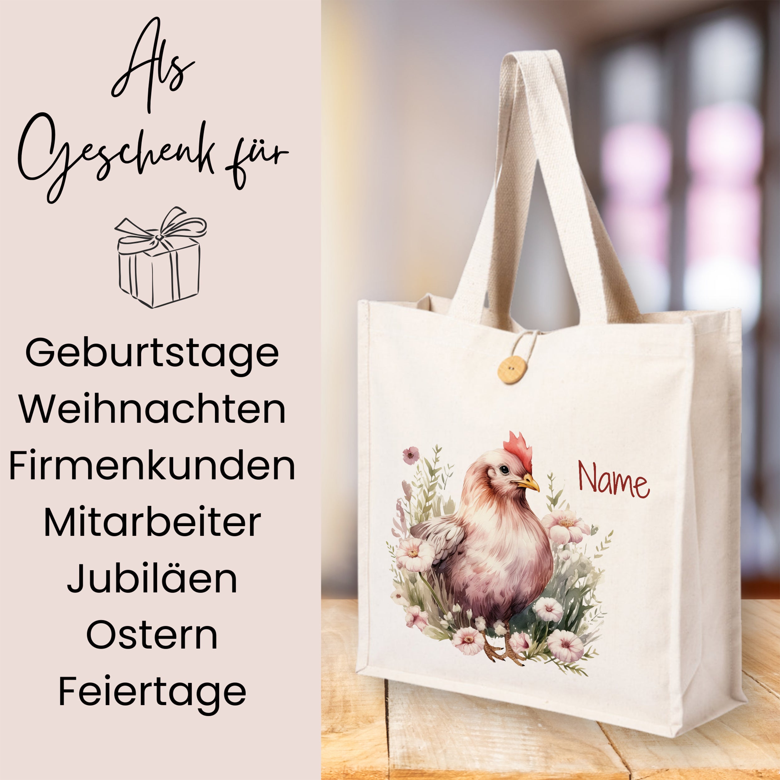 Tasche Huhn