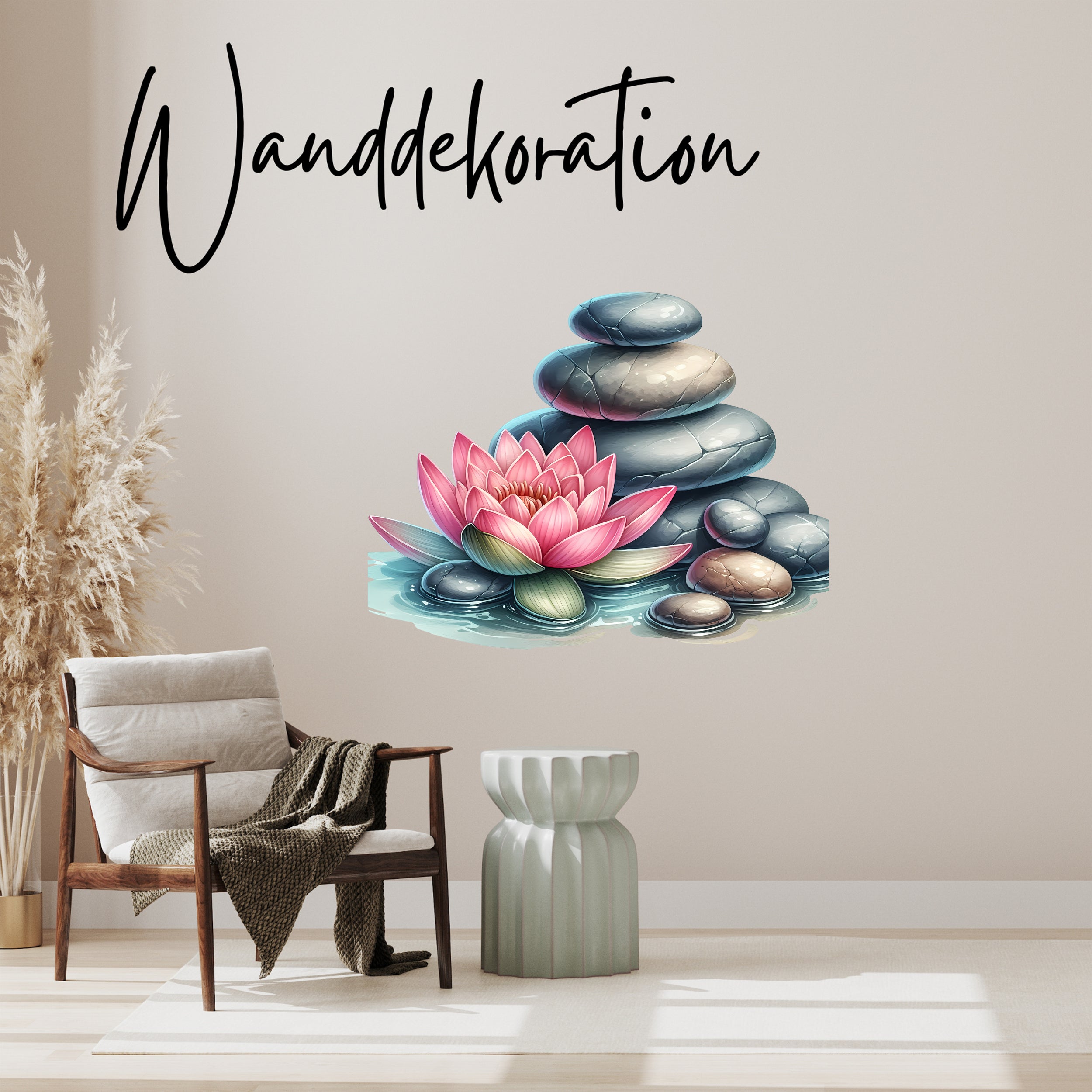 Wandtattoo Lotusblüte