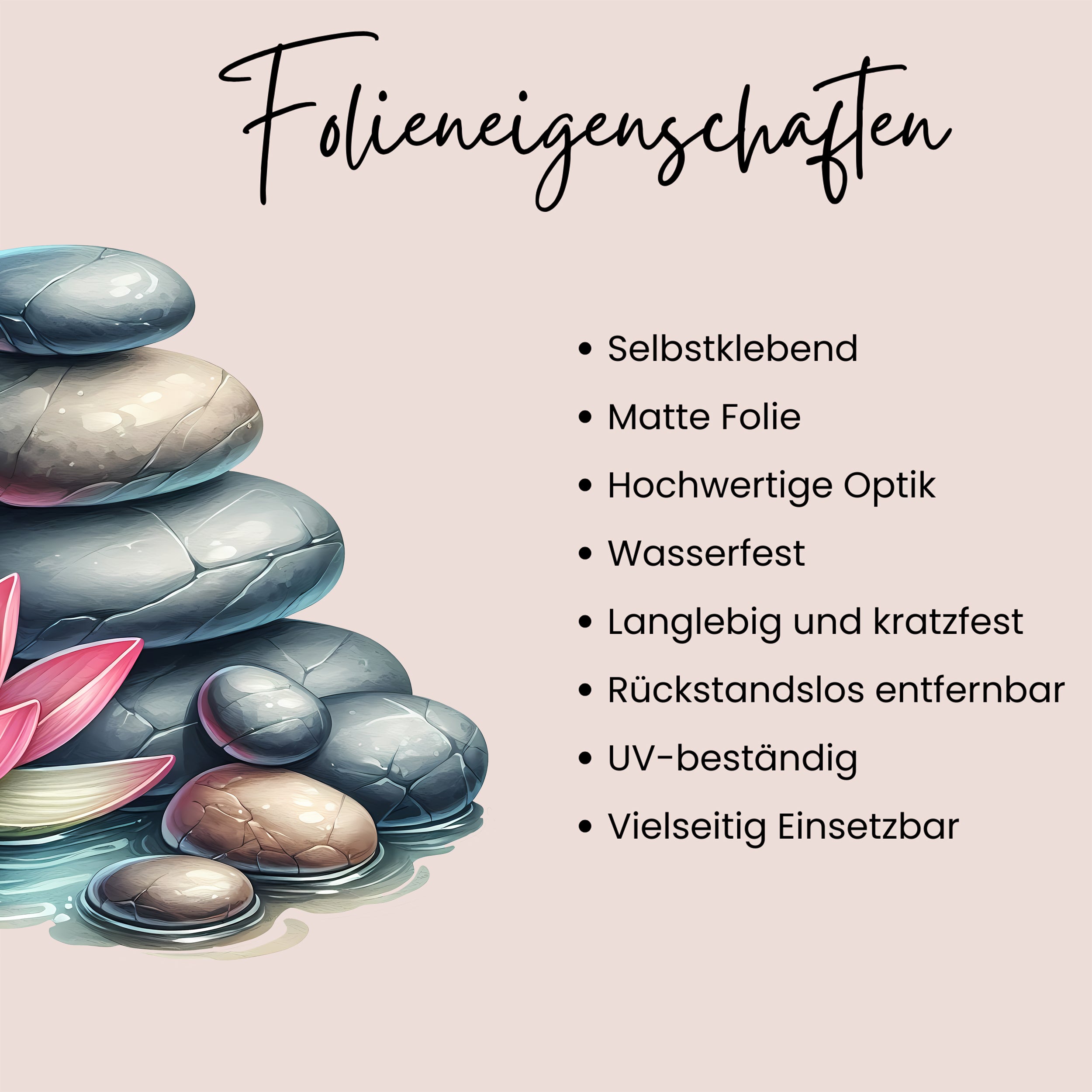 Wandtattoo Lotusblüte