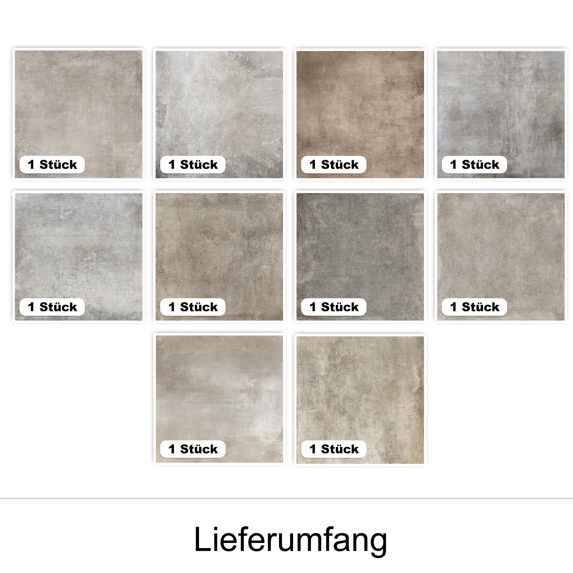 Fliesenaufkleber Beton-Optik