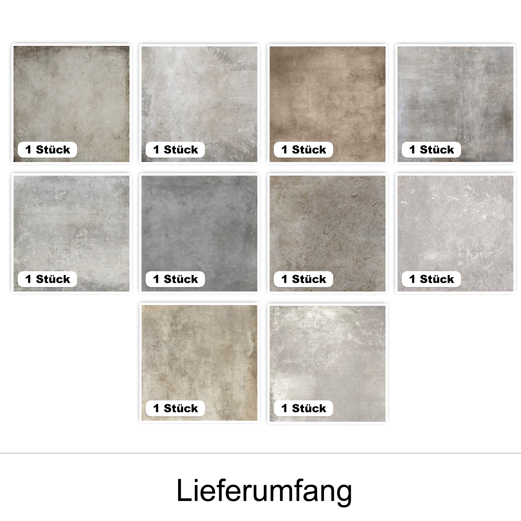 Fliesenaufkleber Betonoptik