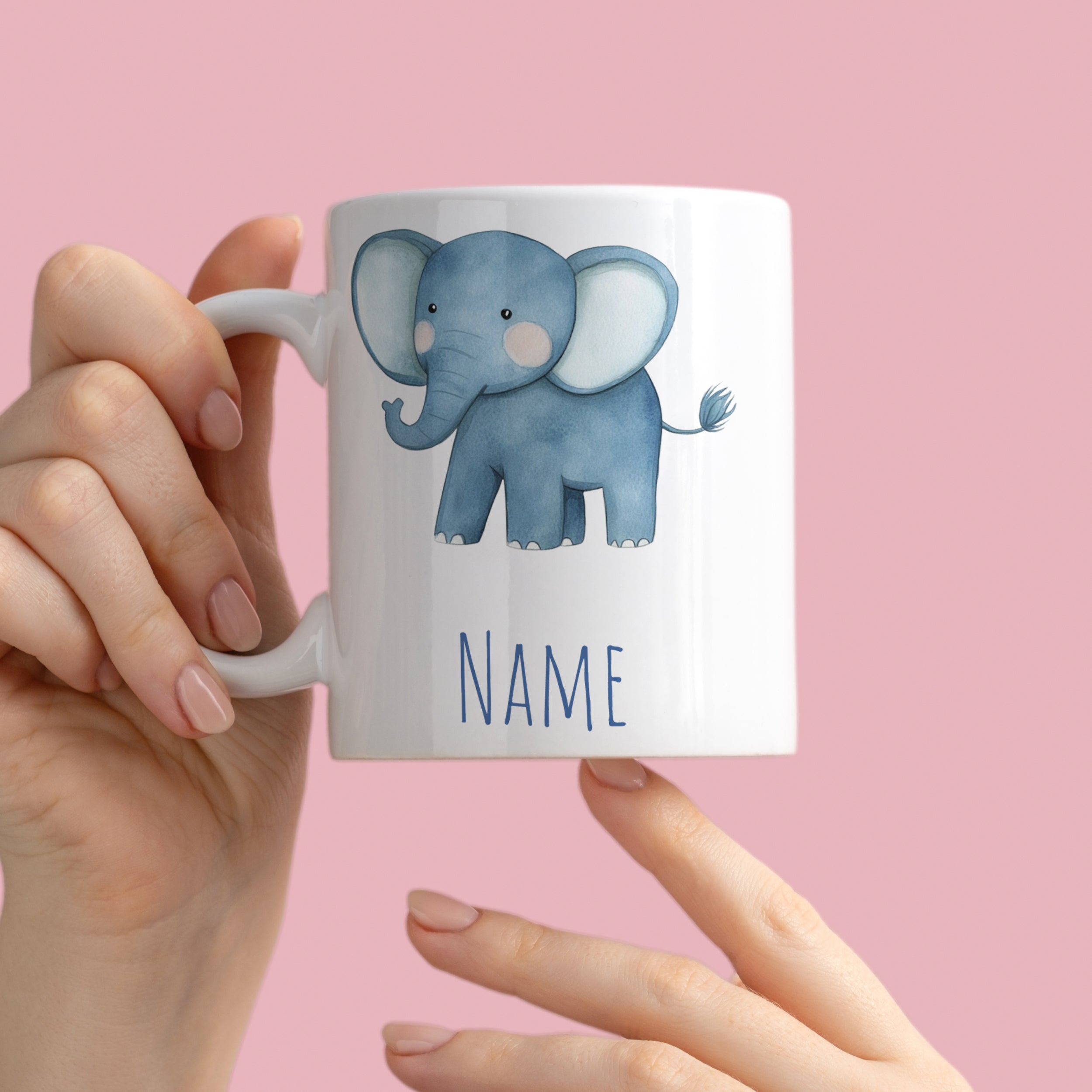 Tasse mit Elefant