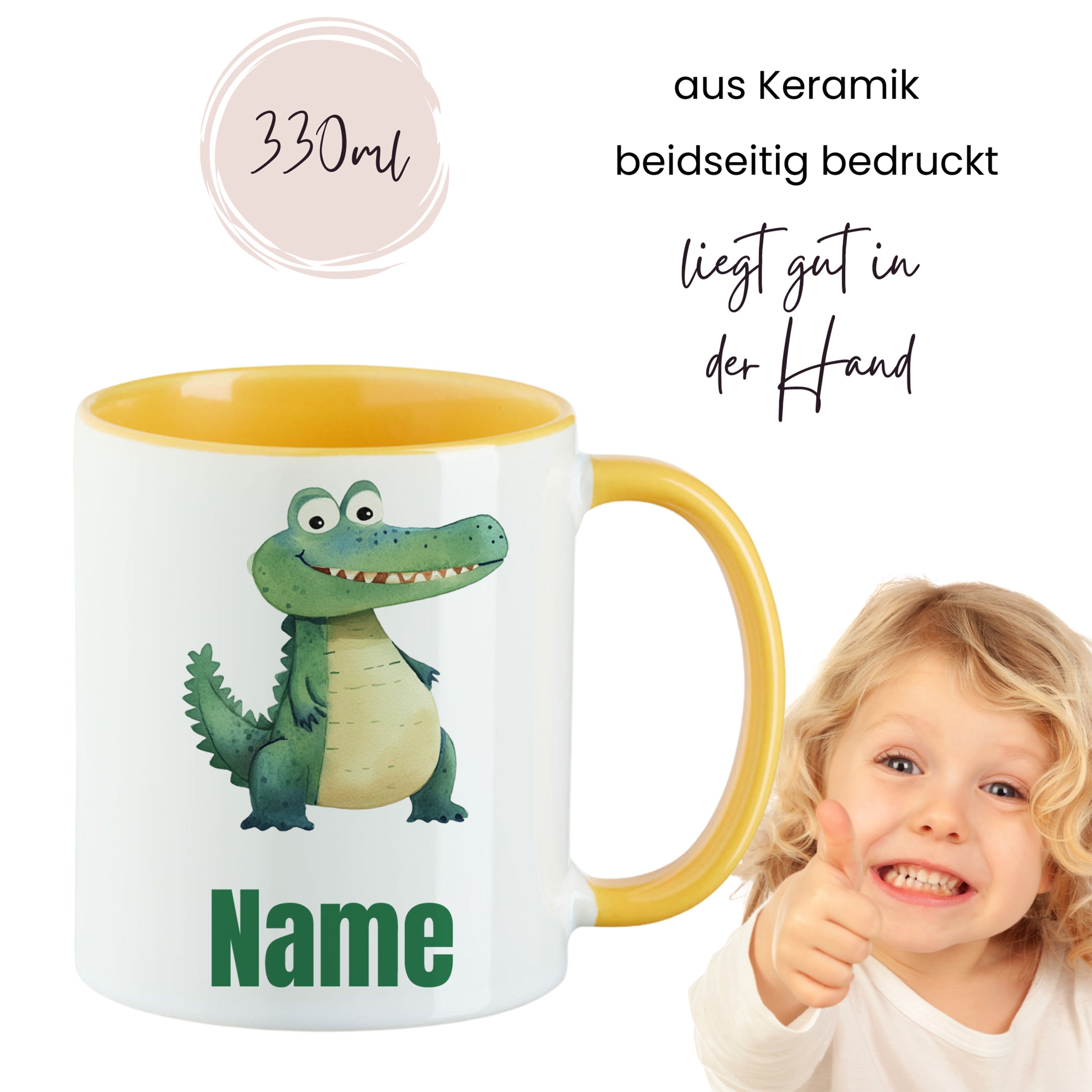 Tasse Krokodil
