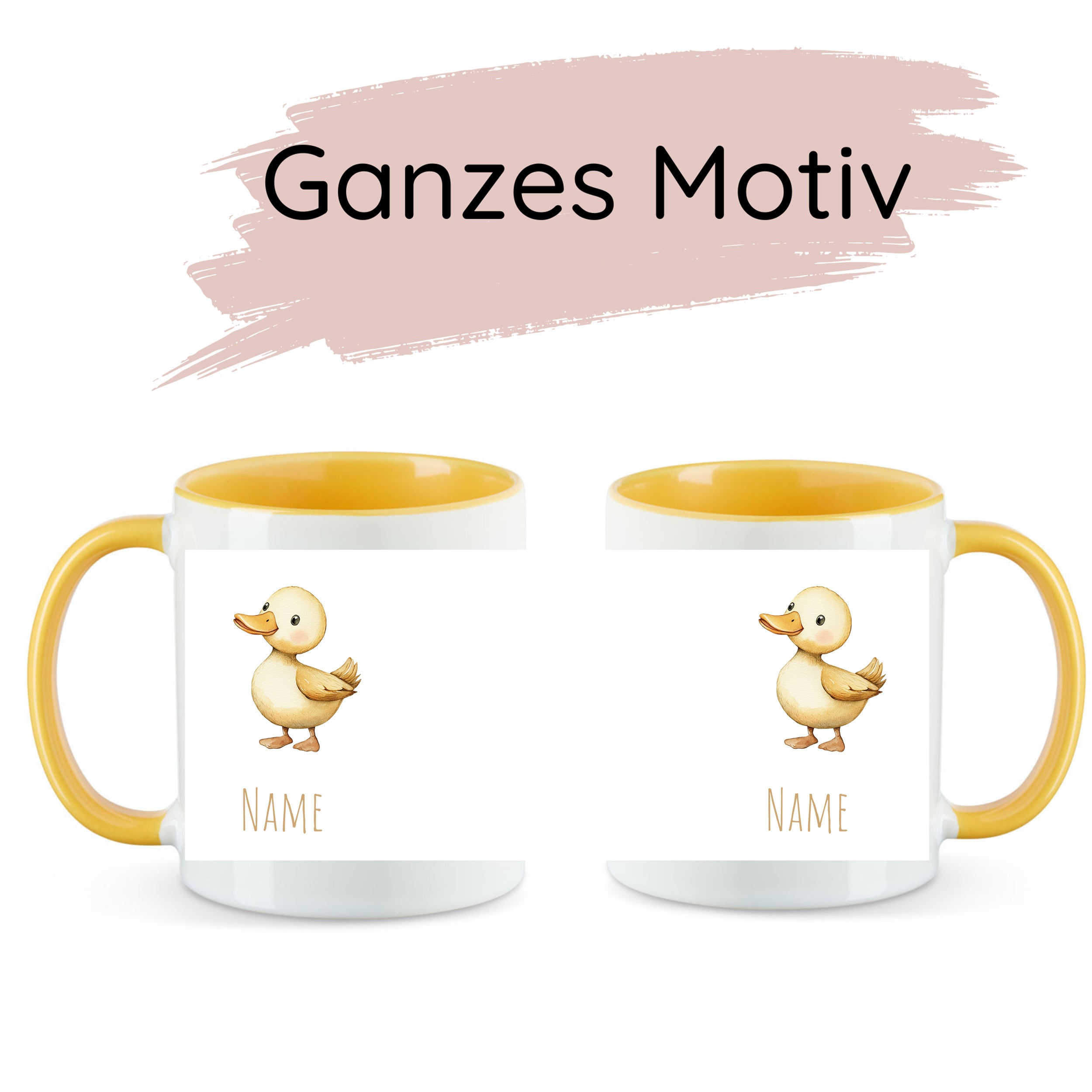 Tasse mit Entenmotiv