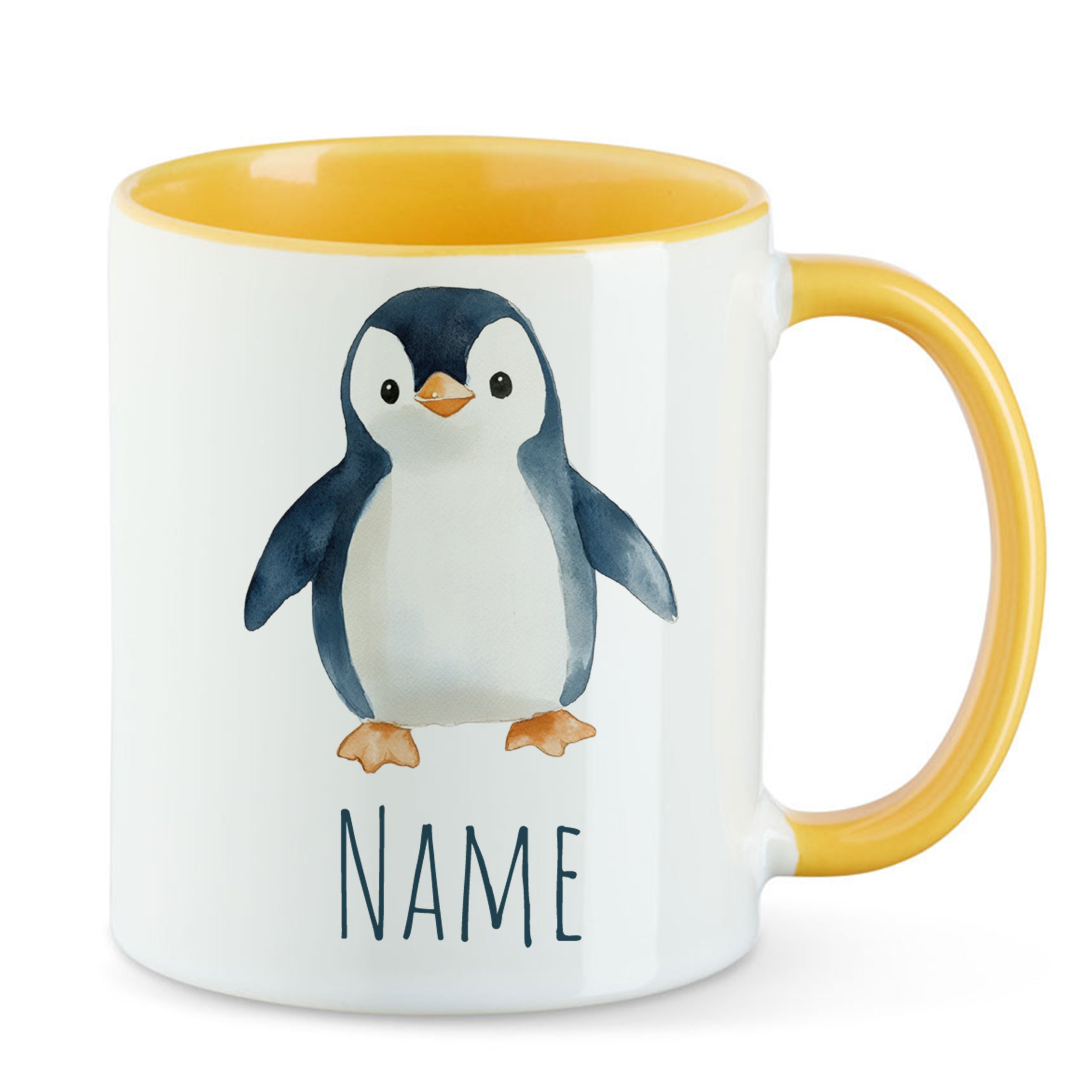 Tasse mit Pinguin