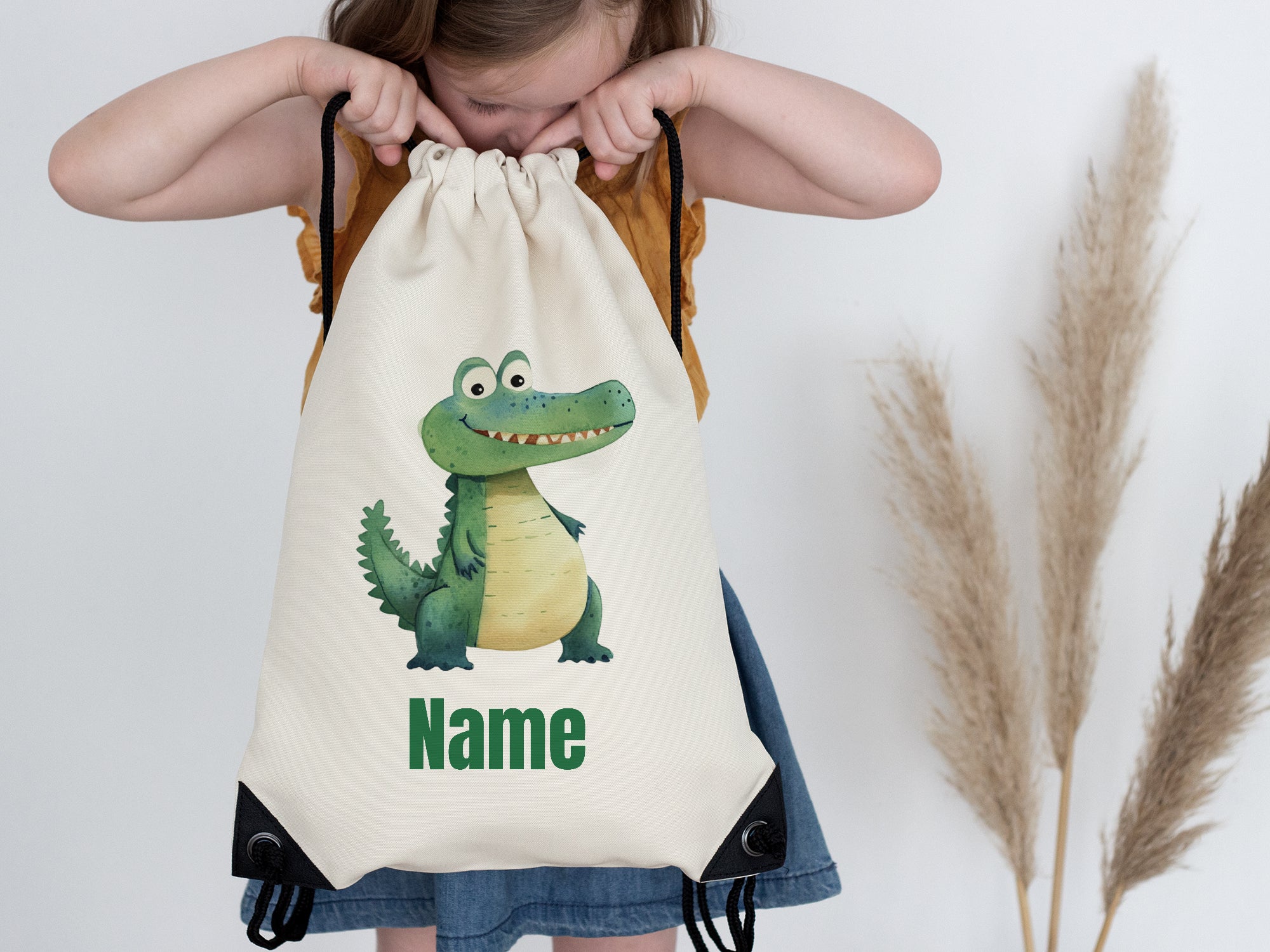 Turnbeutel Krokodil