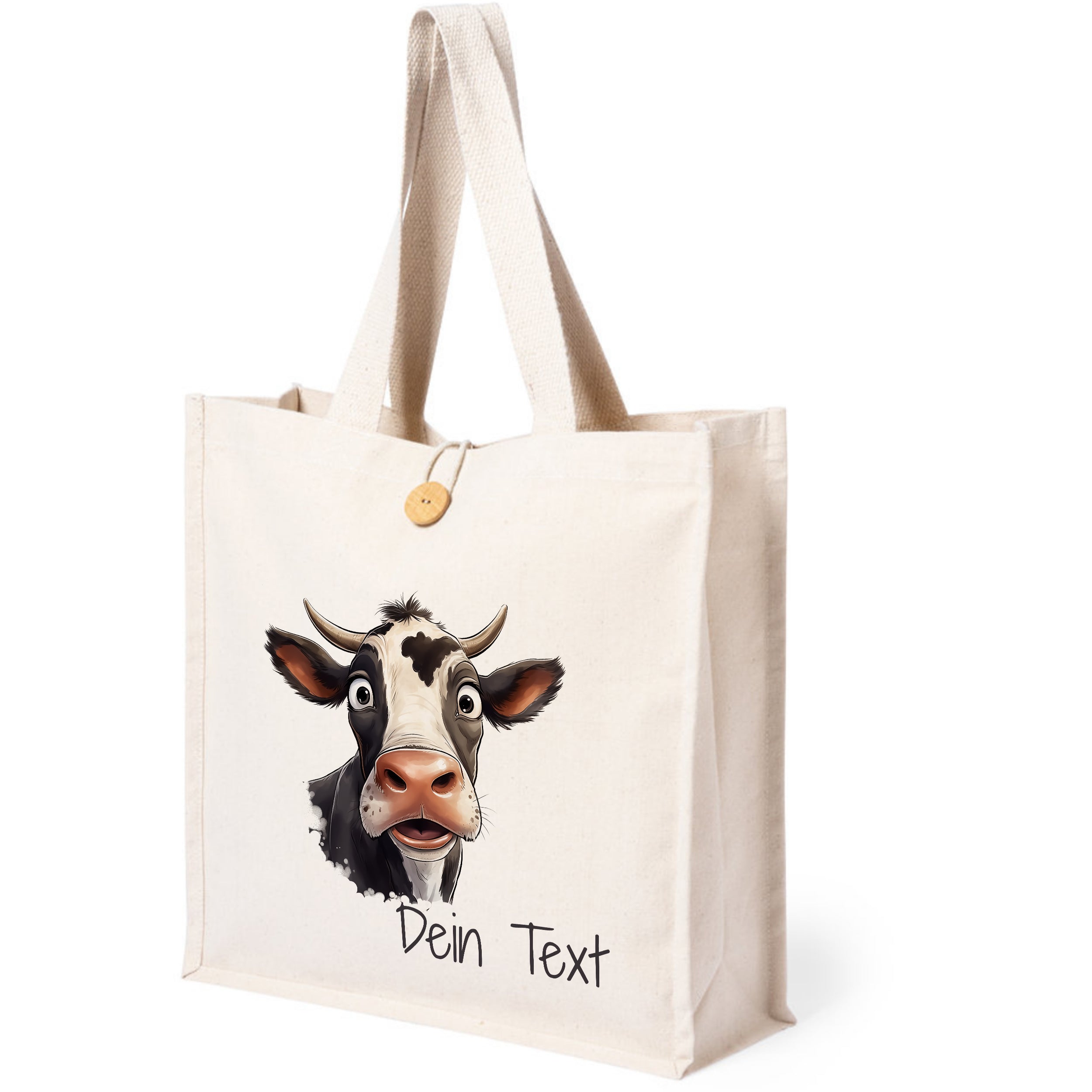Tasche Kuh-Motiv