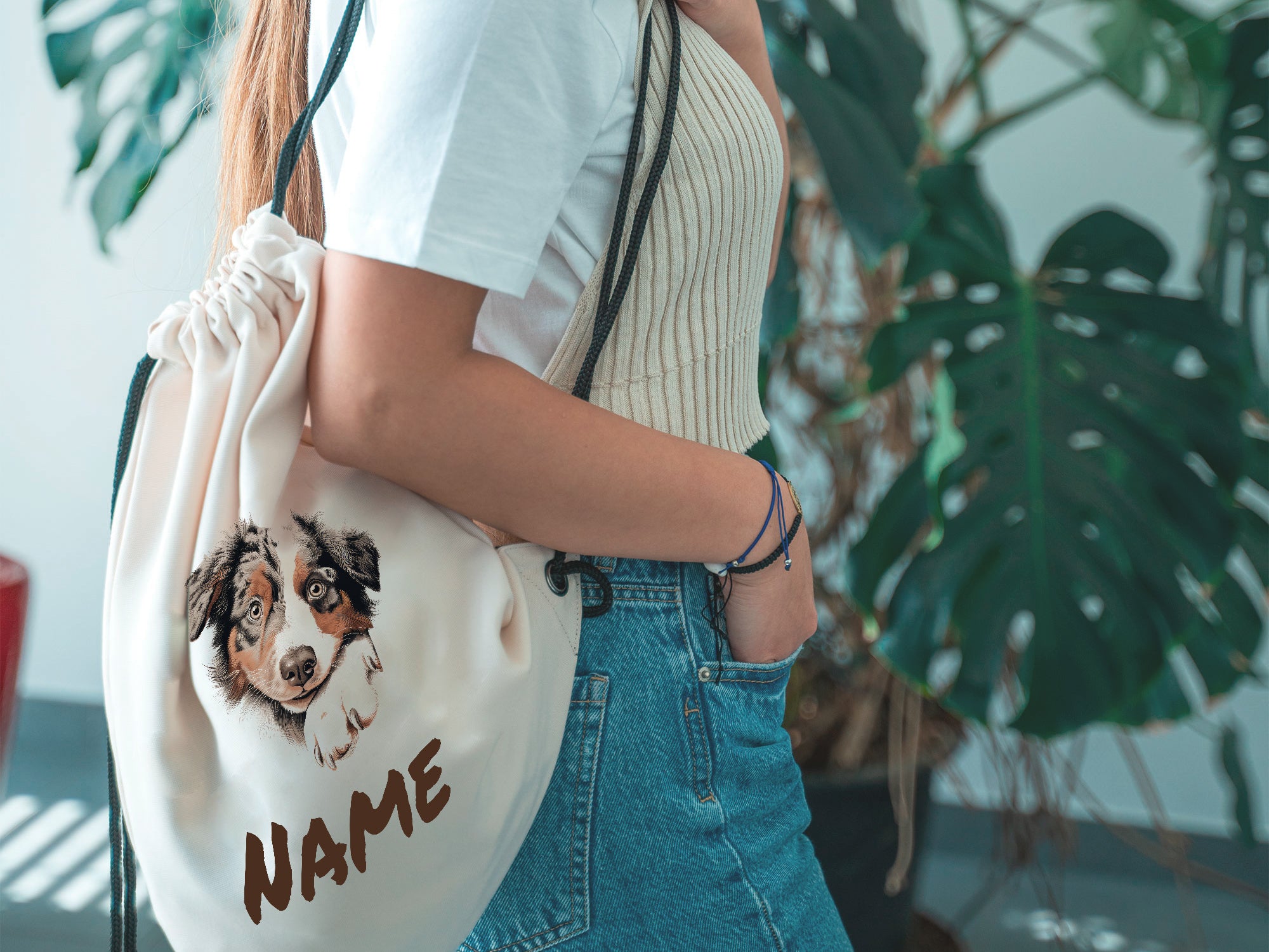 Turnbeutel Australischer Schäferhund